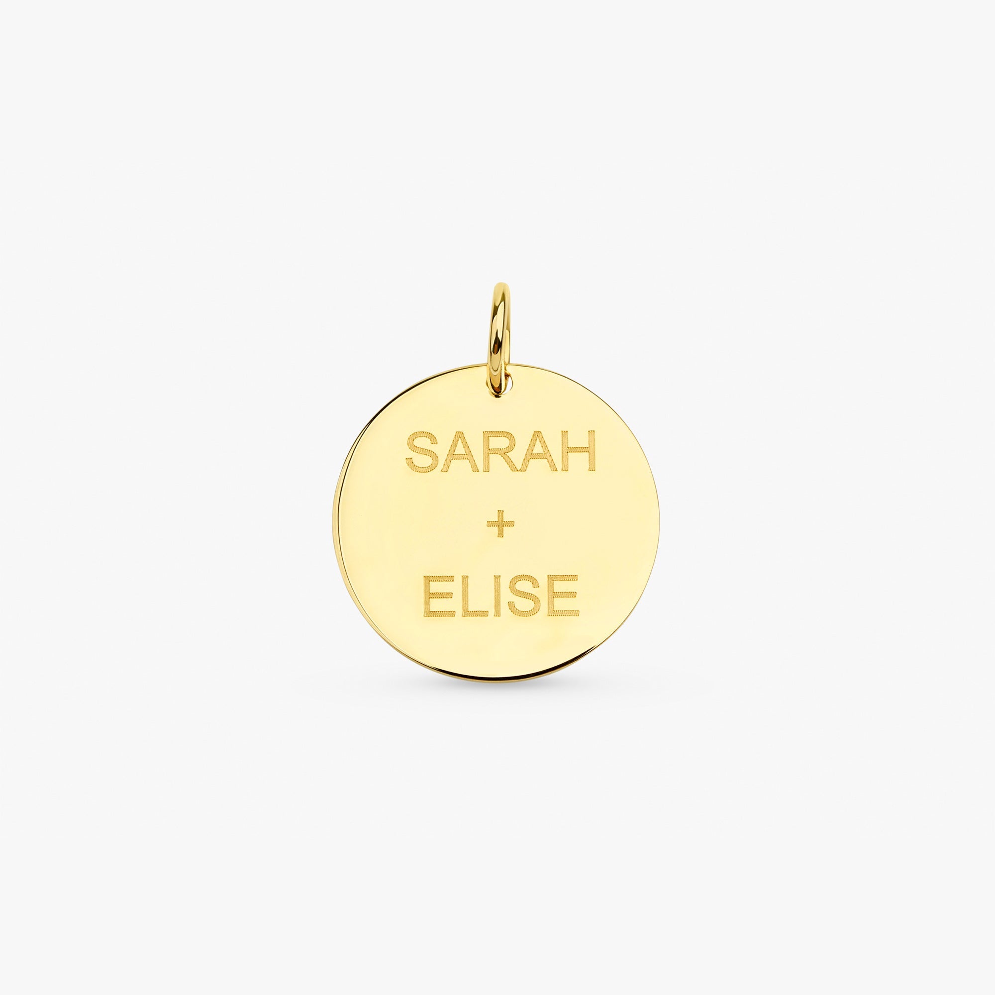 Personalized Circle Pendant