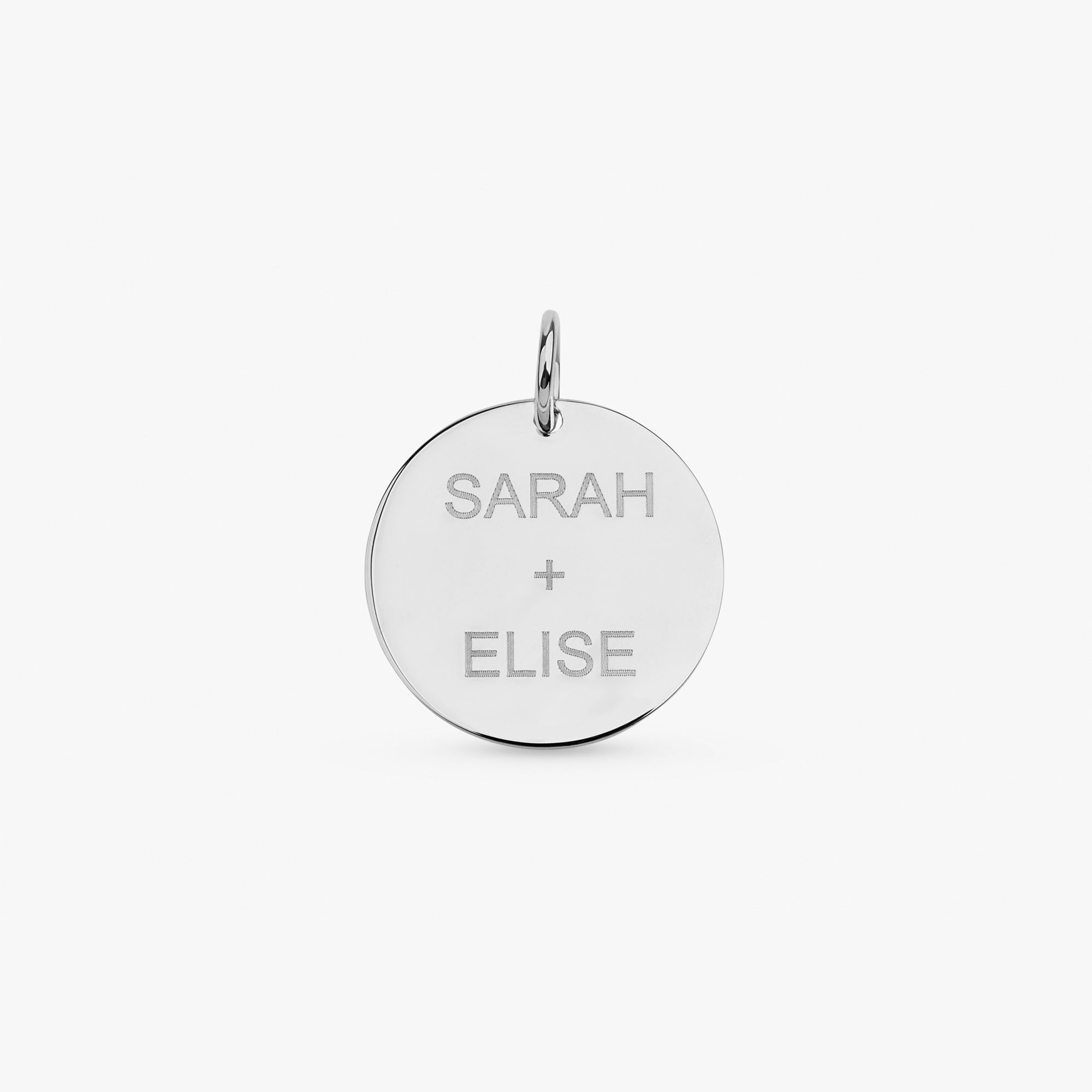 Personalized Circle Pendant