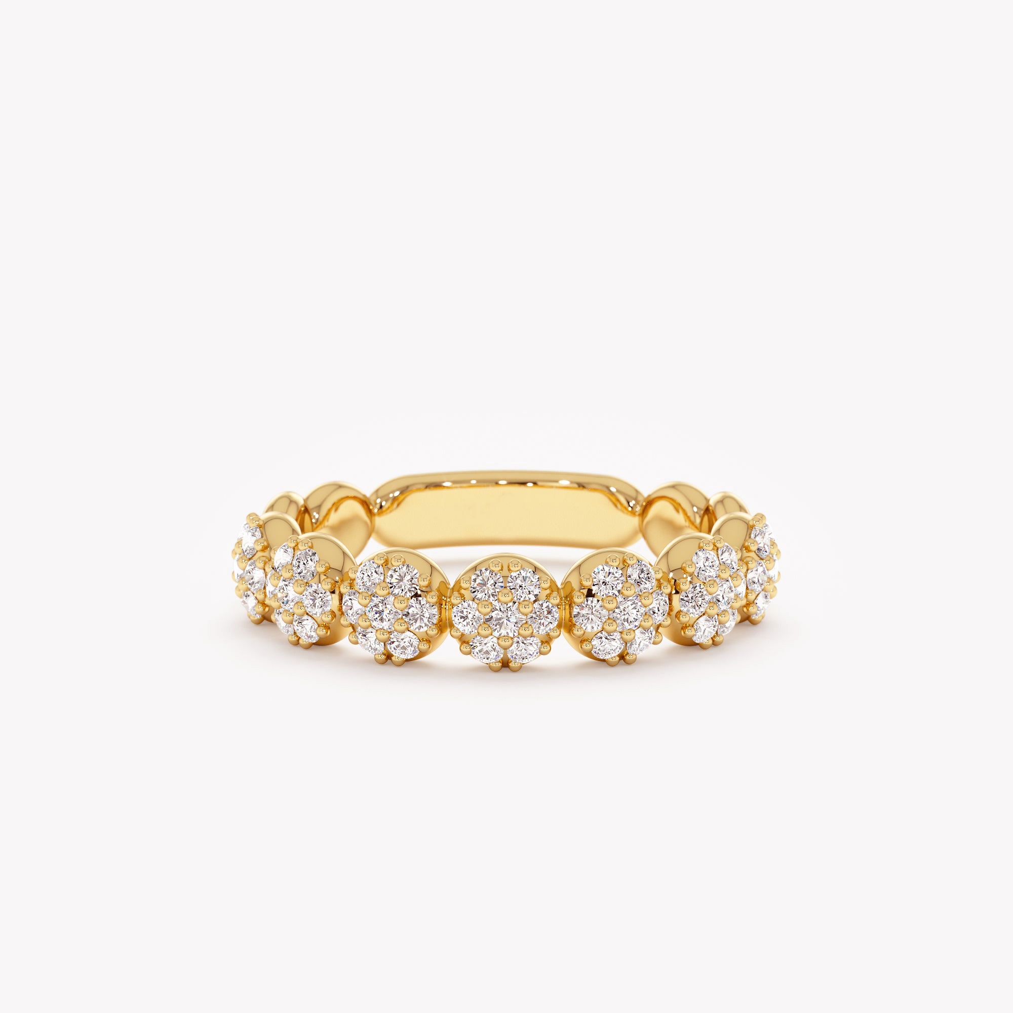 Pave Bubble Band Ring