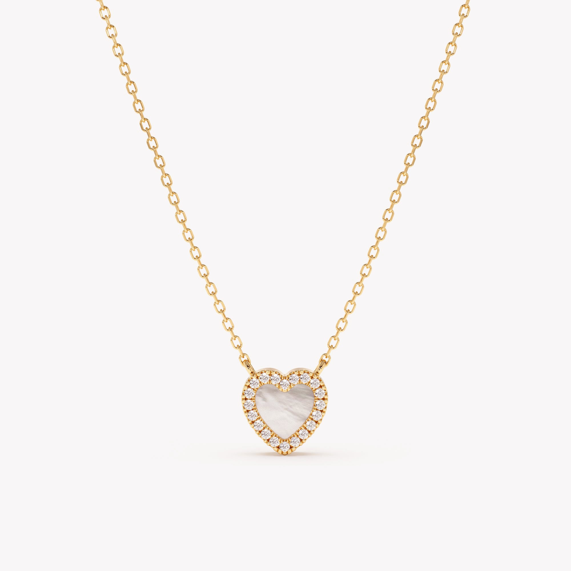 Pearl Kiss Heart Necklace