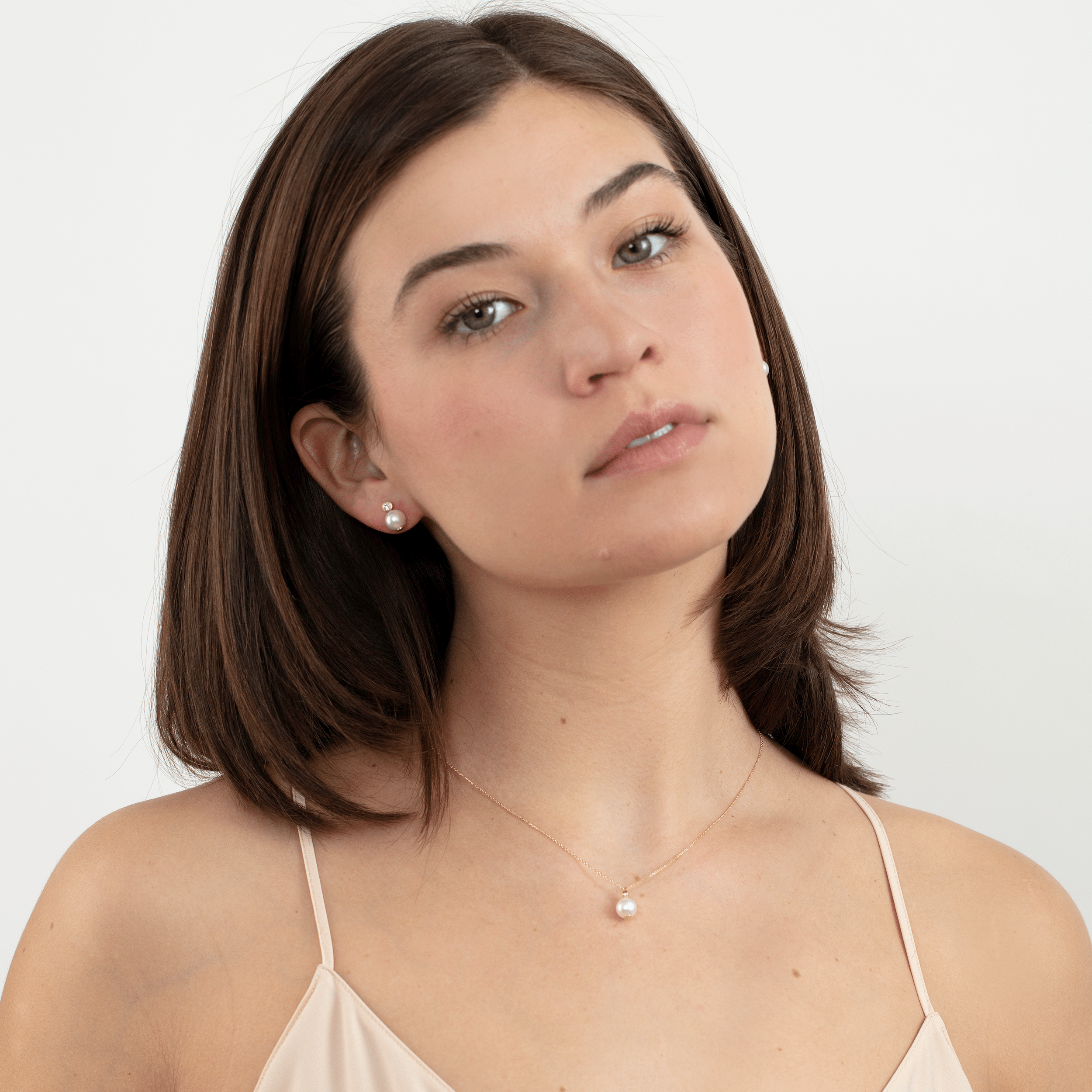 Eternal Pearl Stud Earrings
