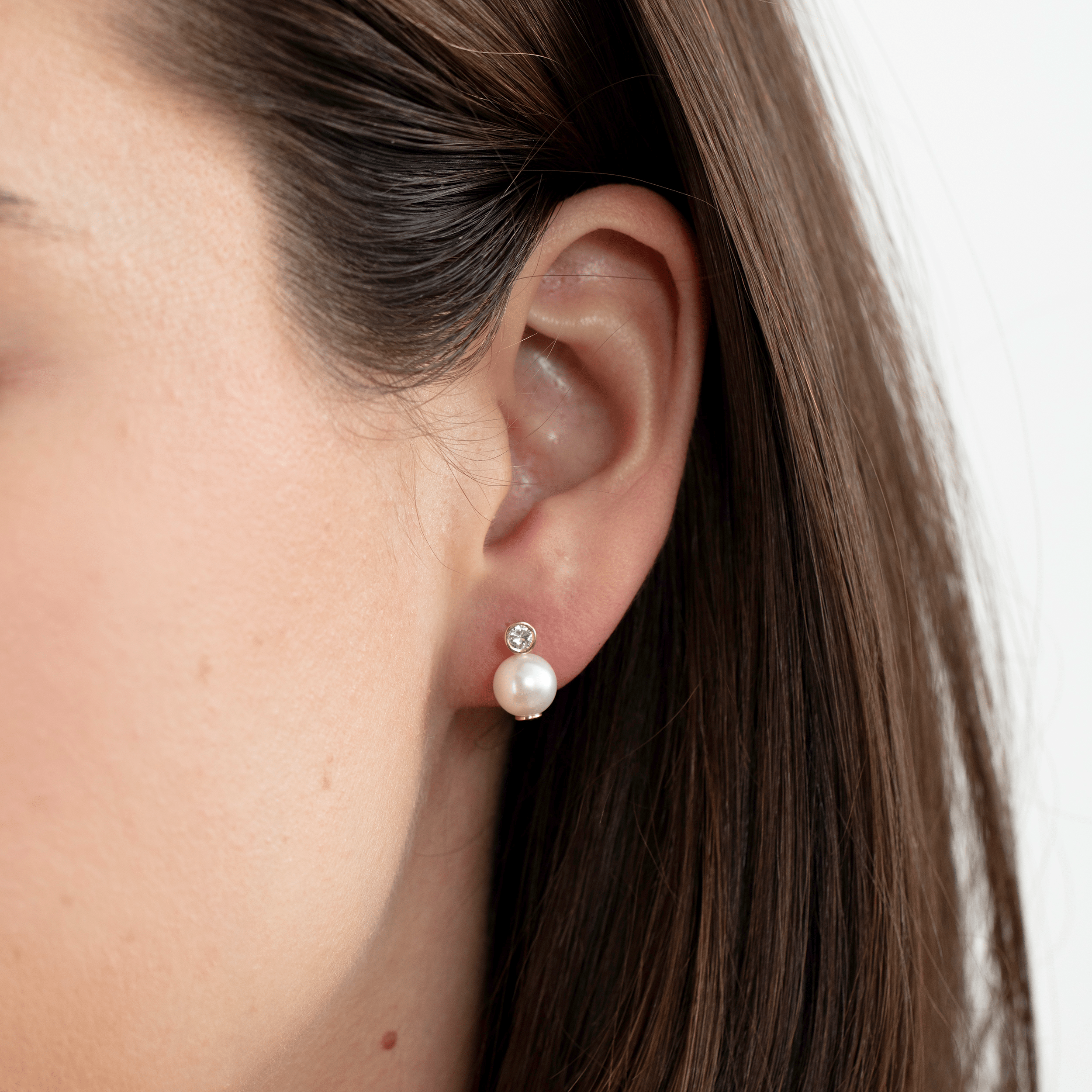 Eternal Pearl Stud Earrings