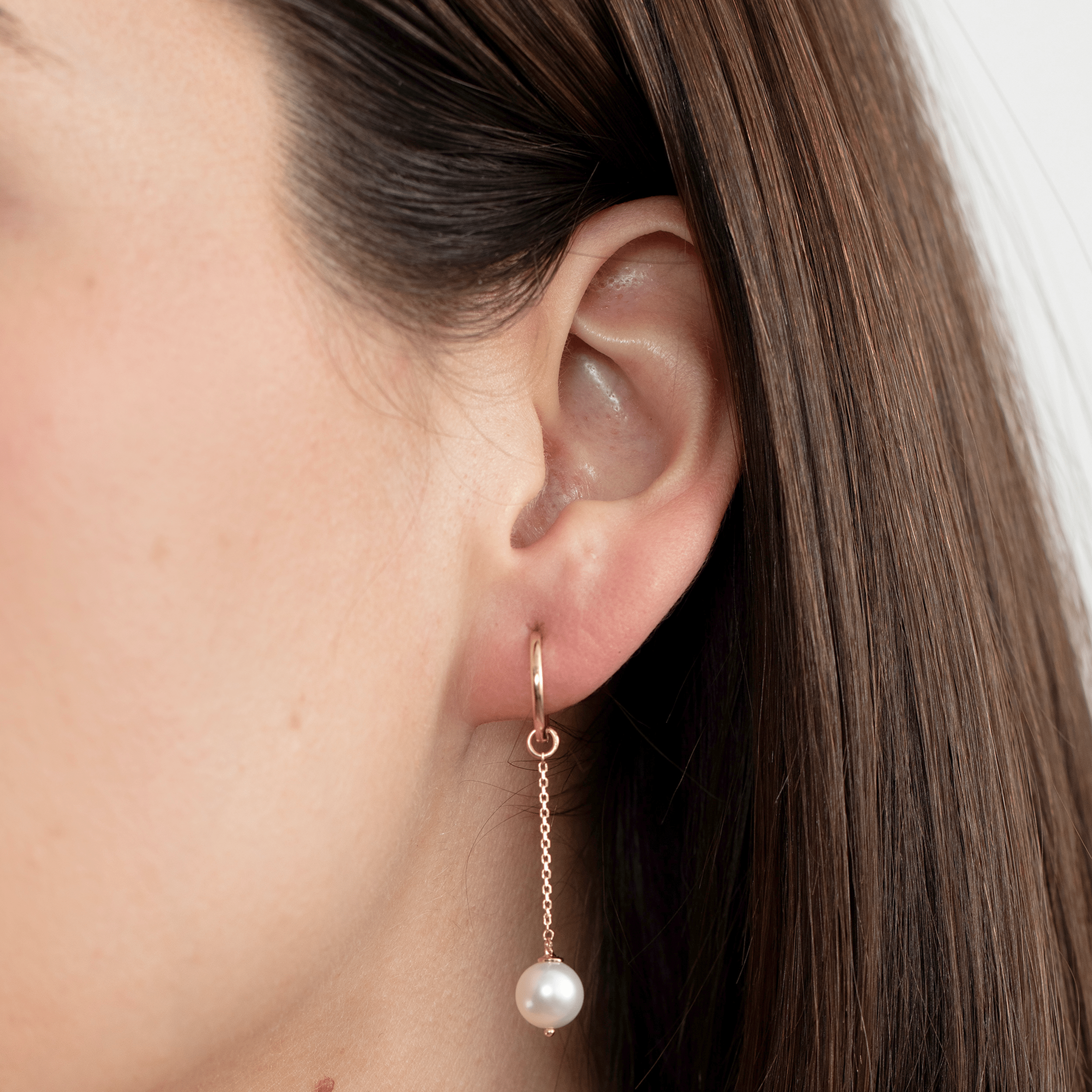 Elegant Pearl Drop Earring Charms