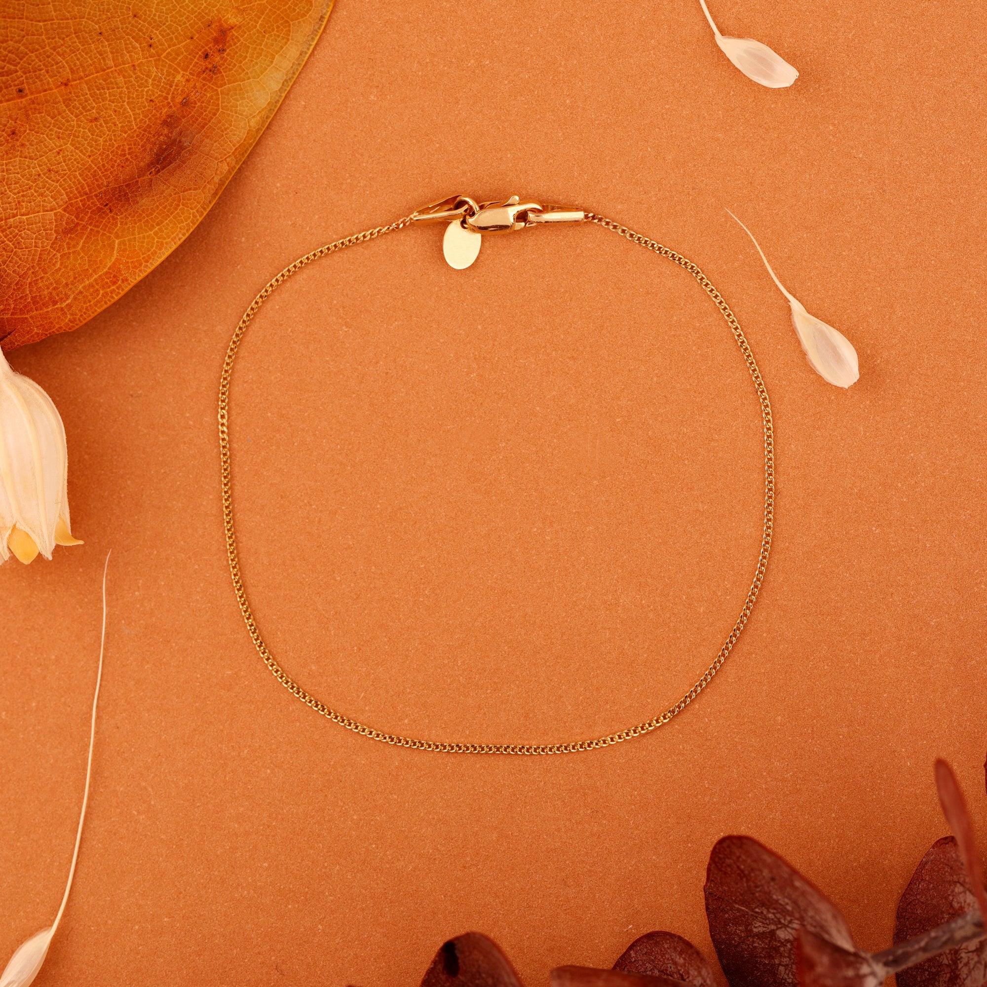 Moonbeam Curb Chain Bracelet