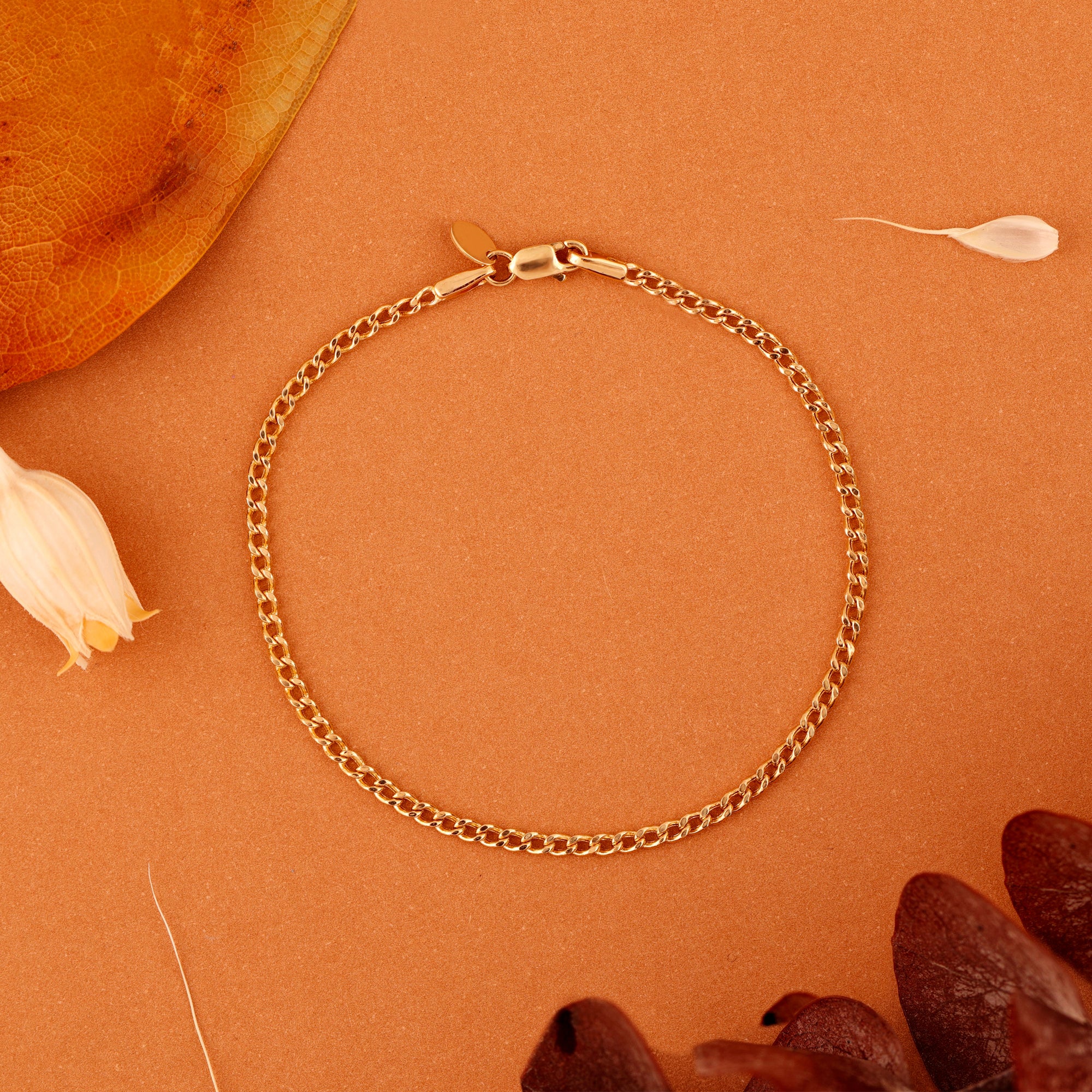 Moonbeam Curb Chain Bracelet
