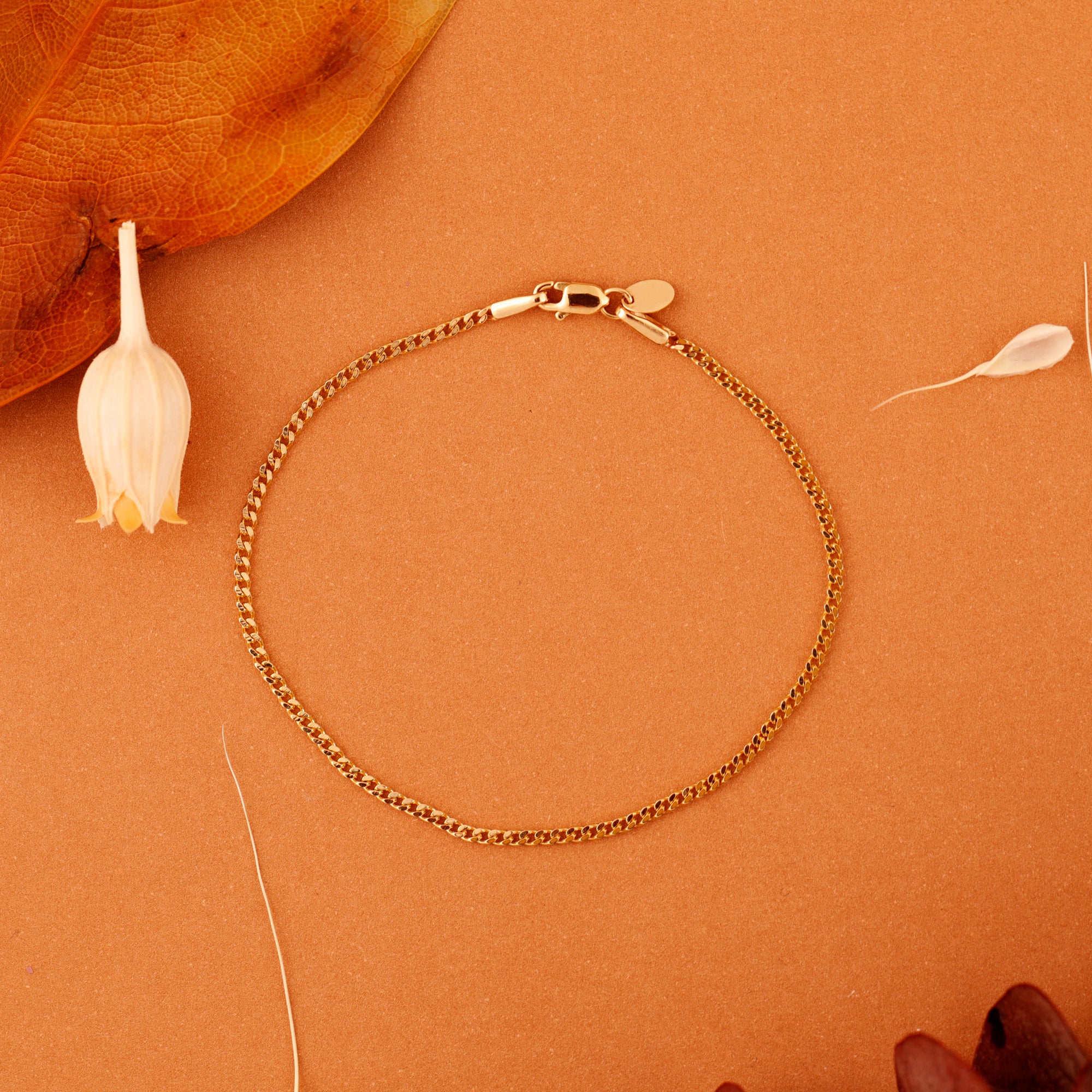 Moonbeam Curb Chain Bracelet