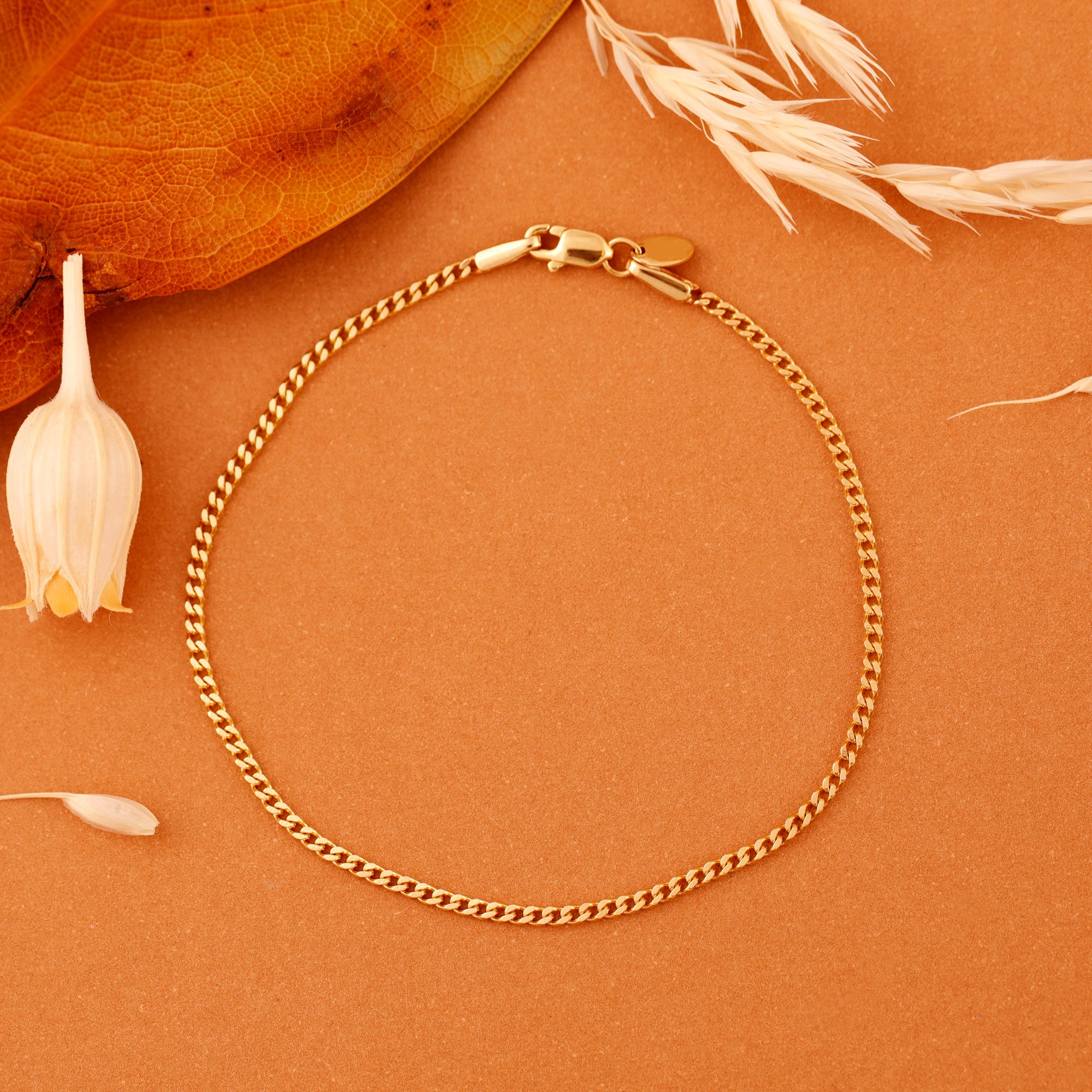 Moonbeam Curb Chain Bracelet