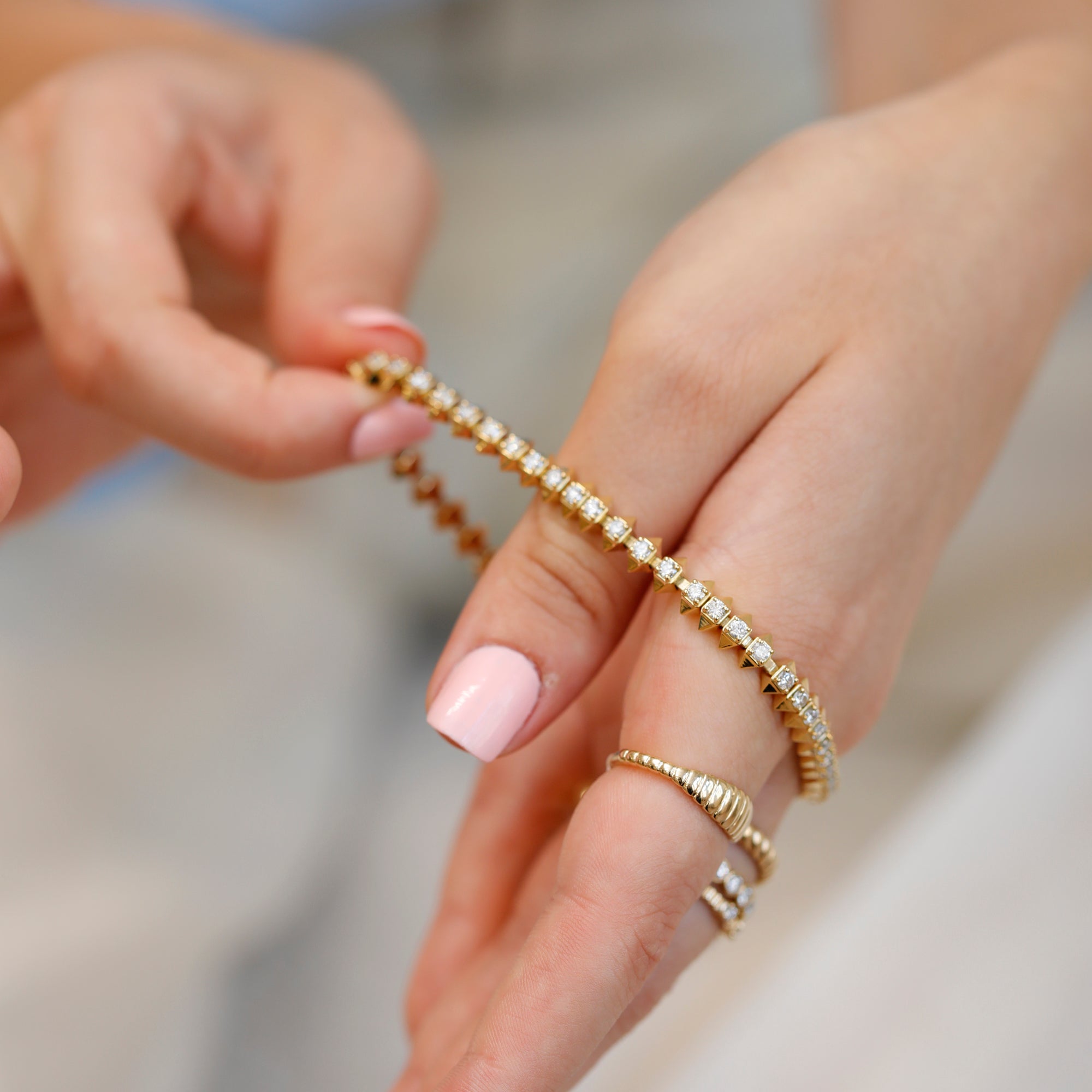 Twinkle Spike Tennis Bracelet