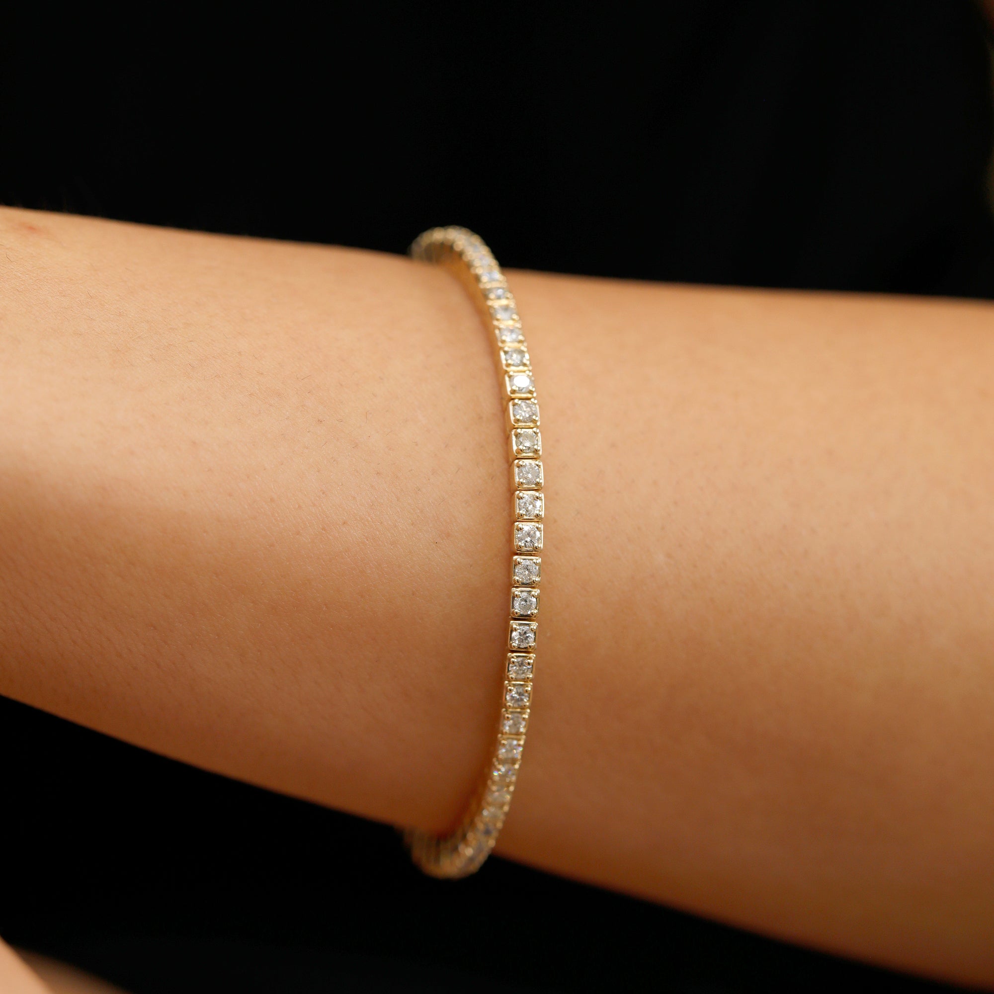 Comfort Fit Tennis Bracelet