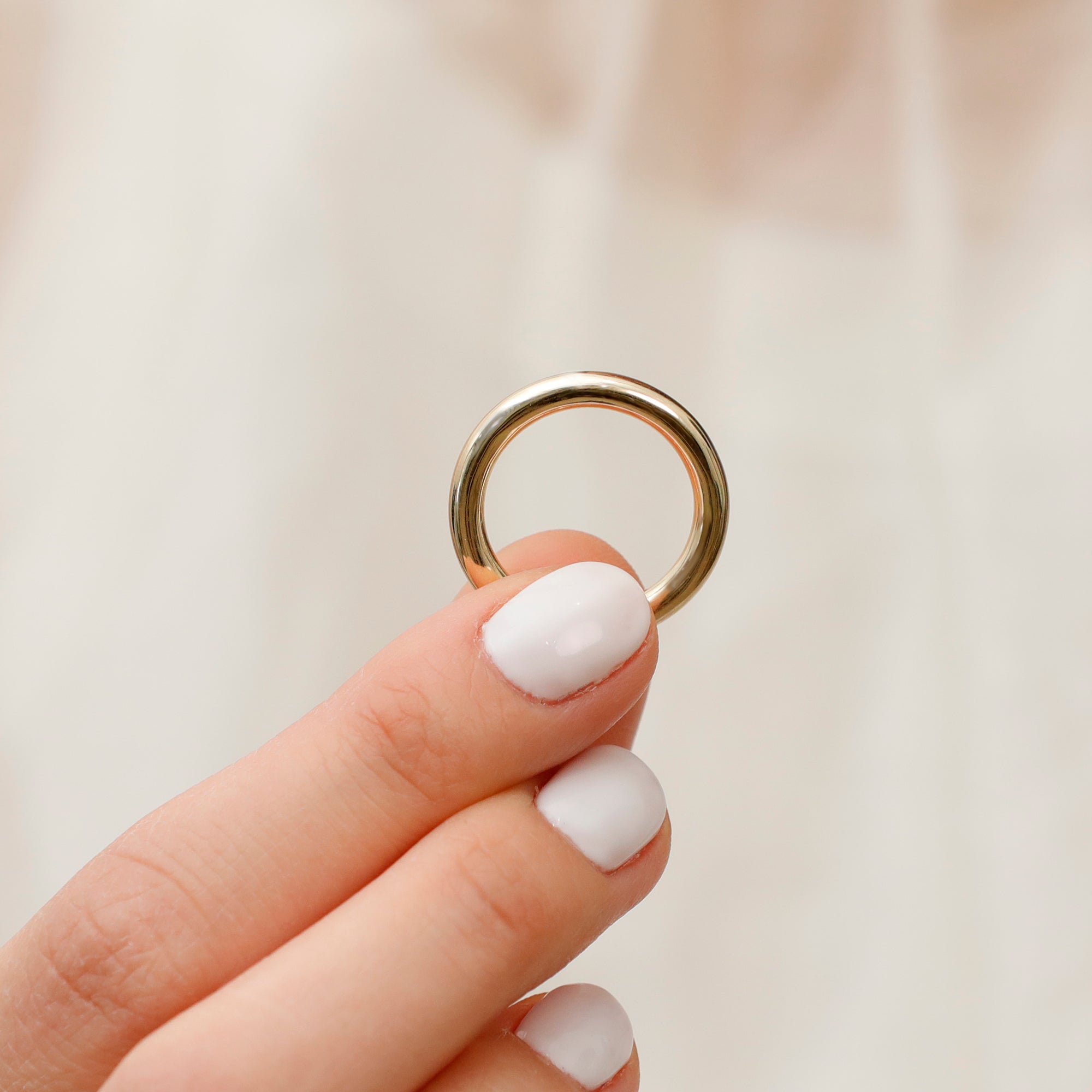 Curved Wire Statement Ring