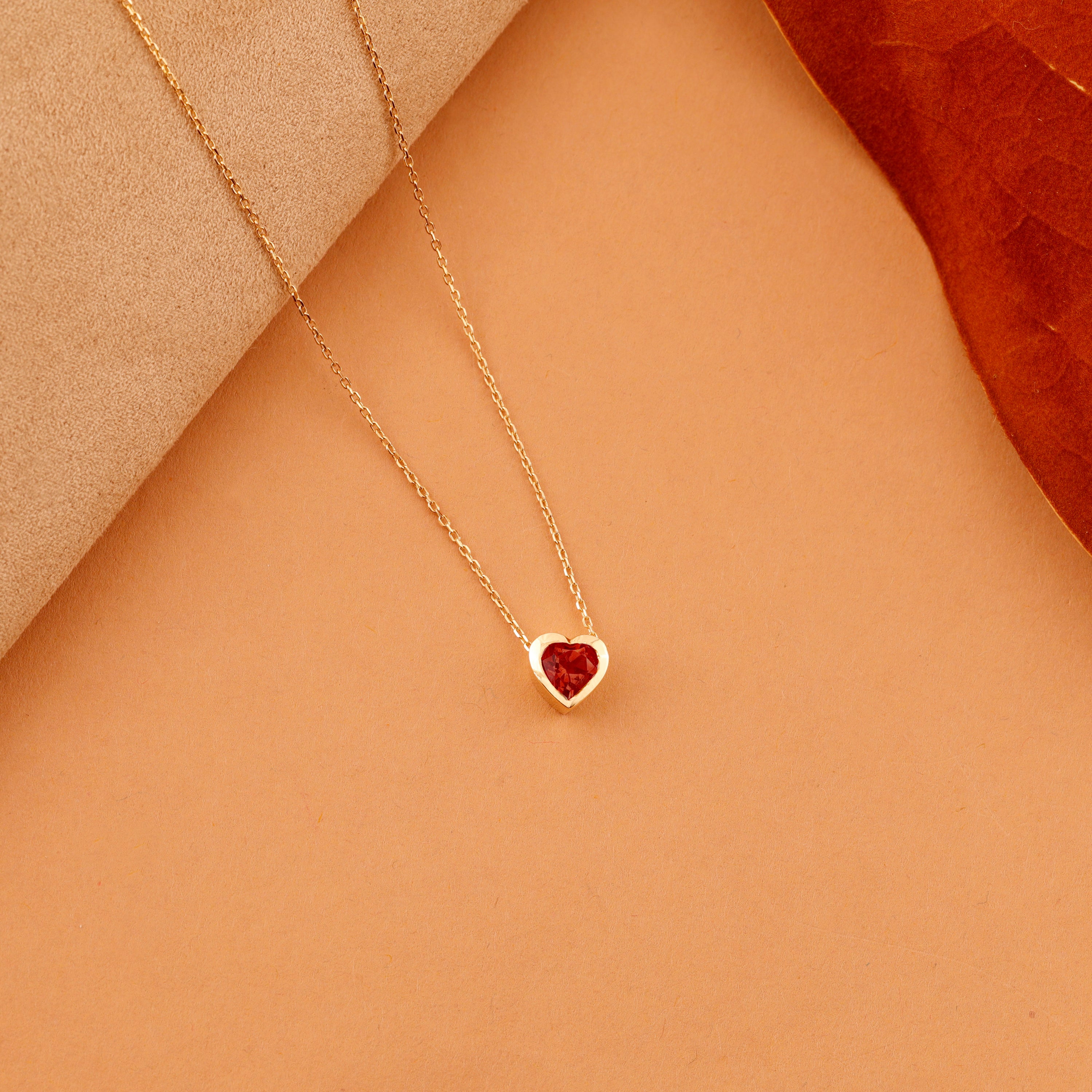 Garnet Love Pendant