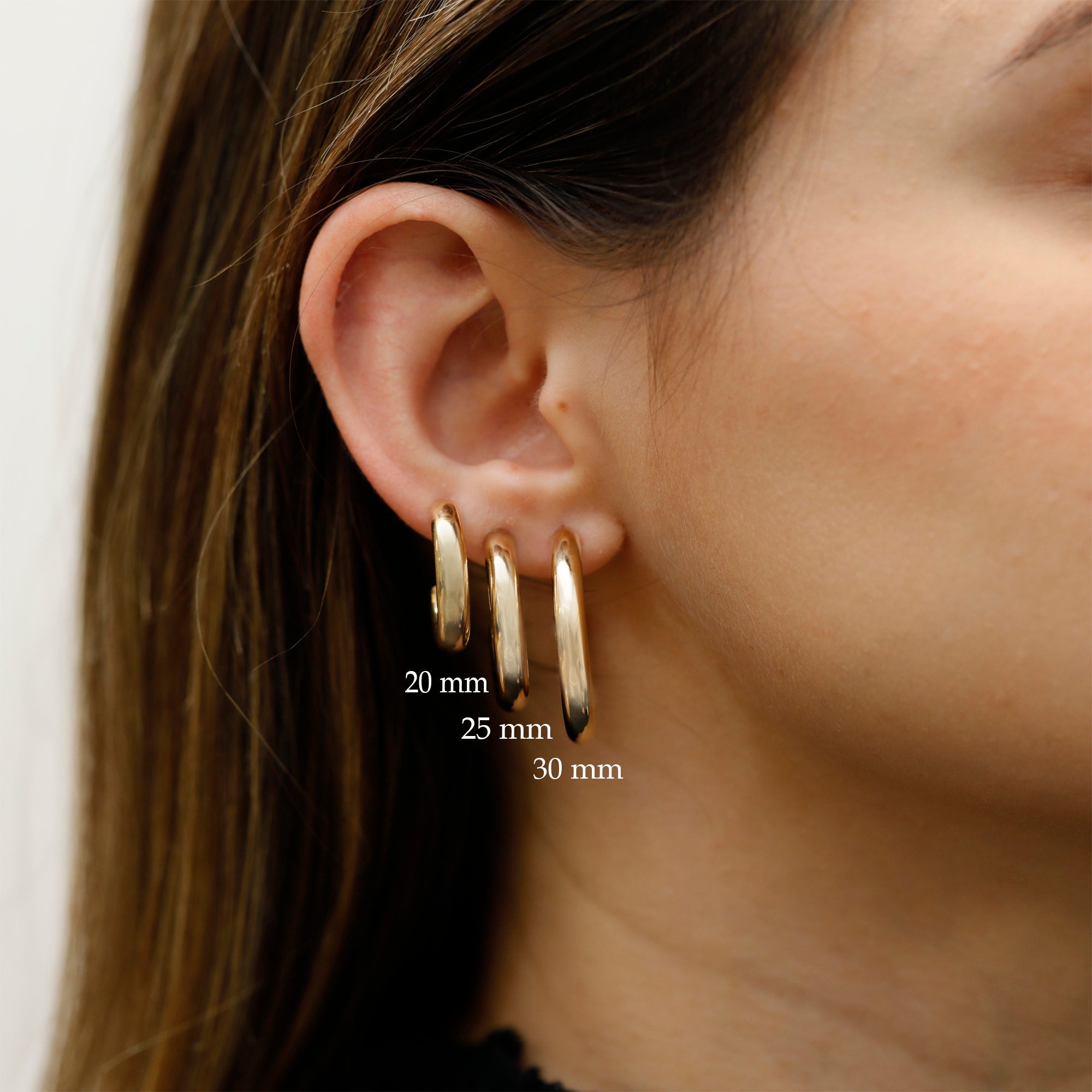 Gleaming Circle Earrings