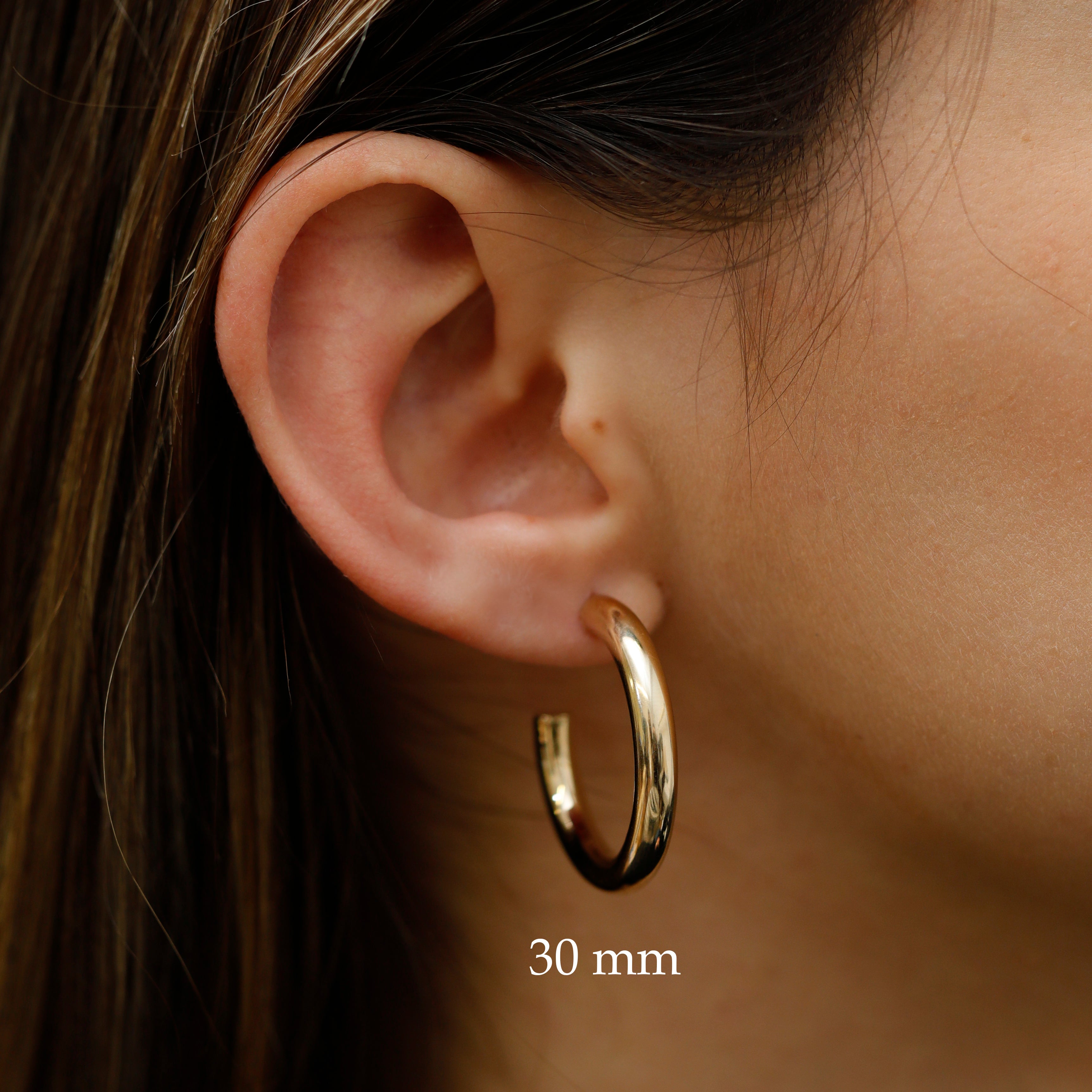 Gleaming Circle Earrings
