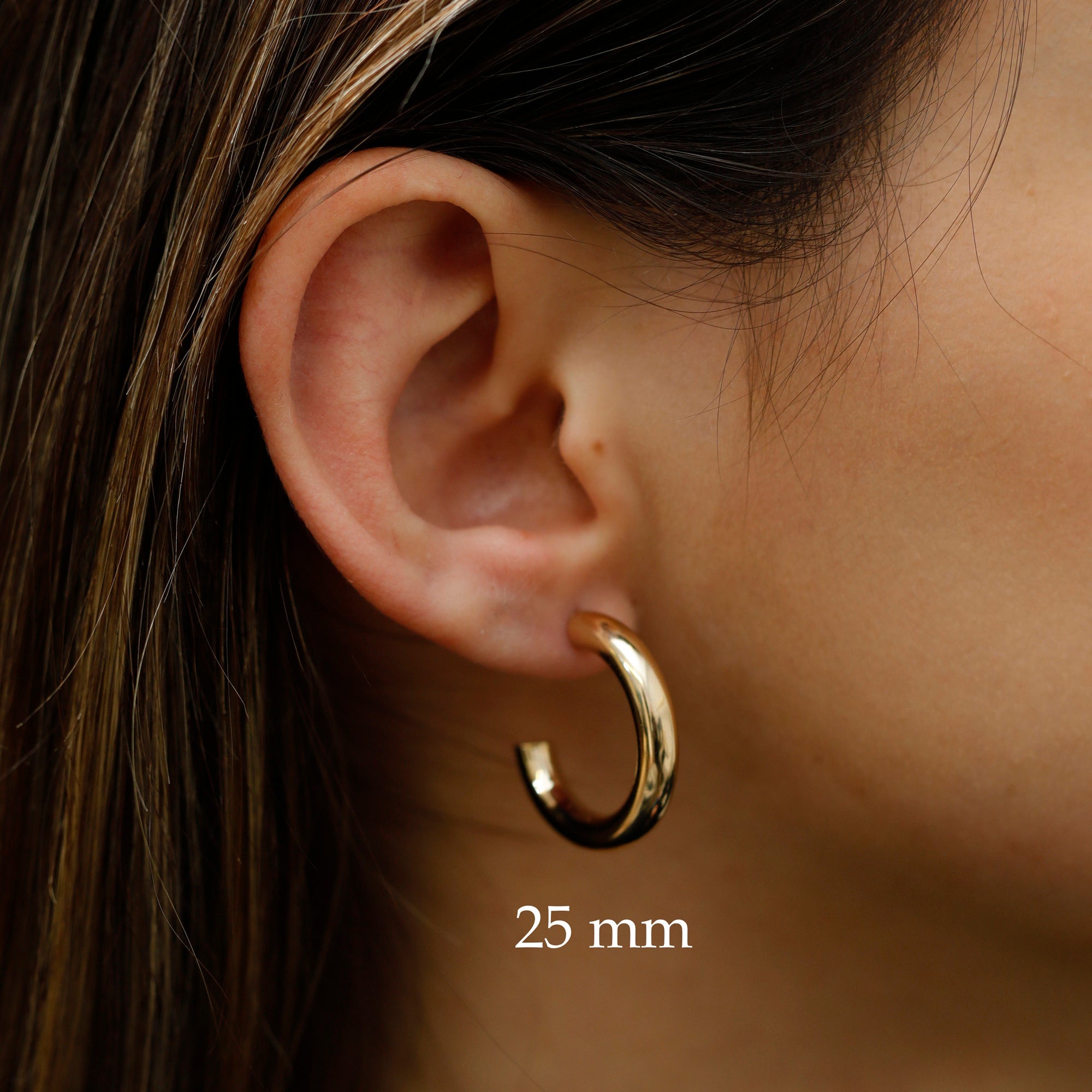 Gleaming Circle Earrings