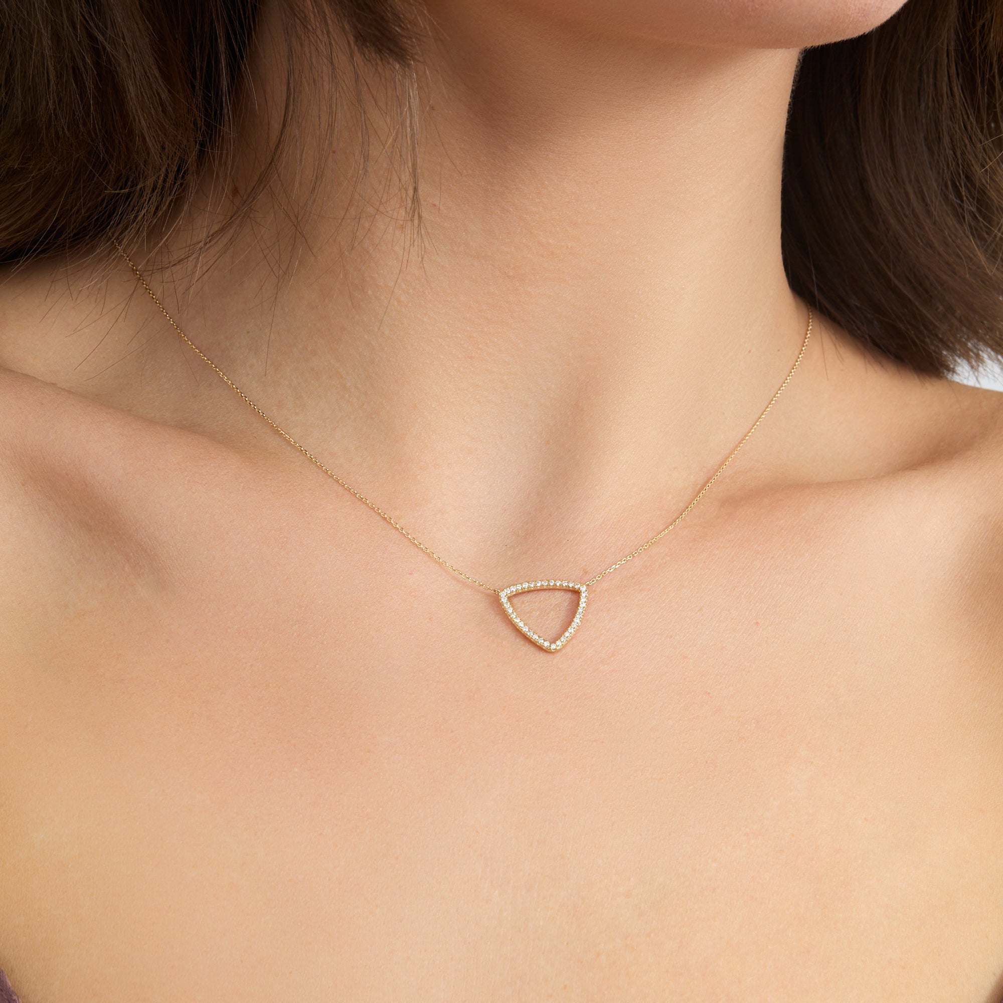 Trinity Diamond Pendant Necklace