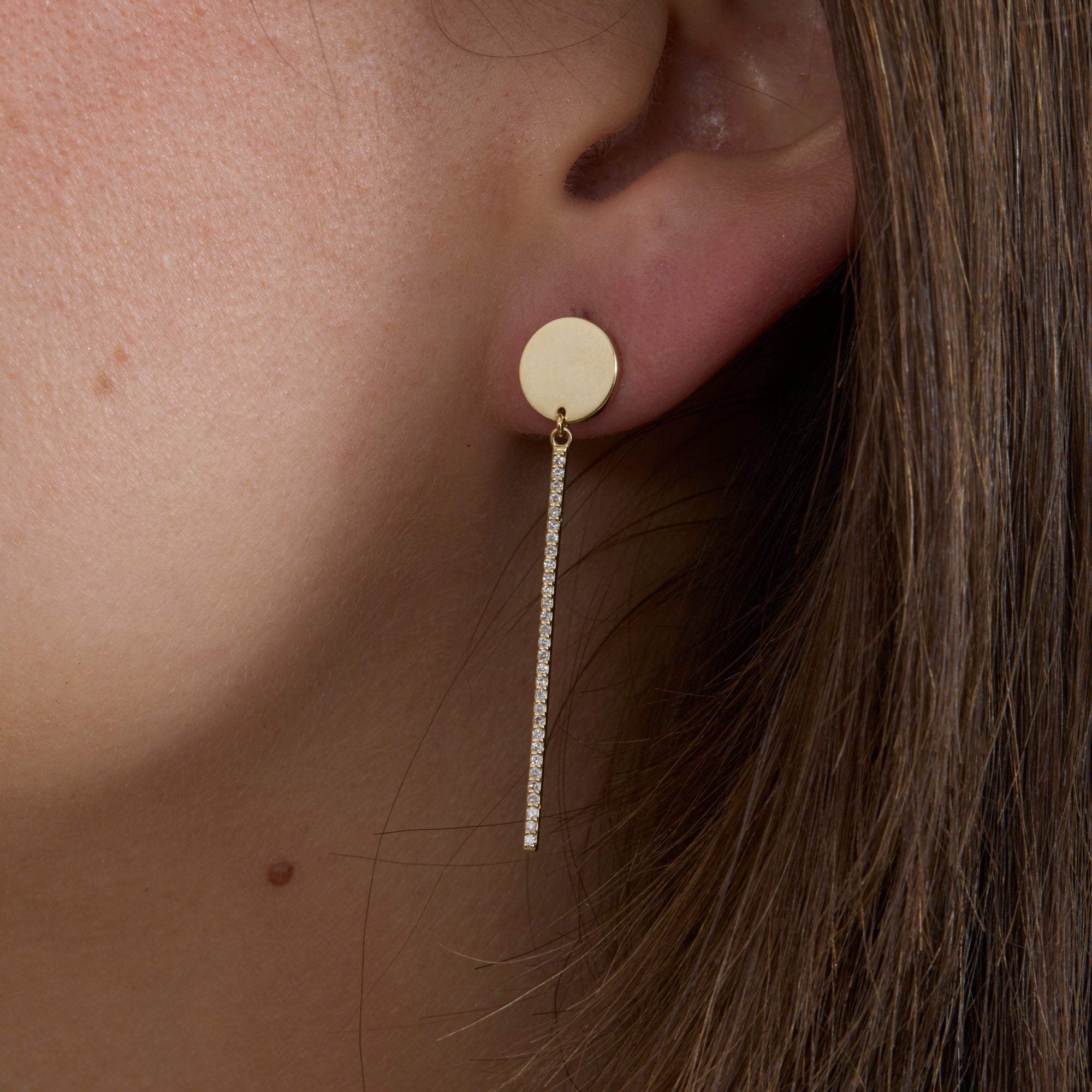 Swinging Line Earrings