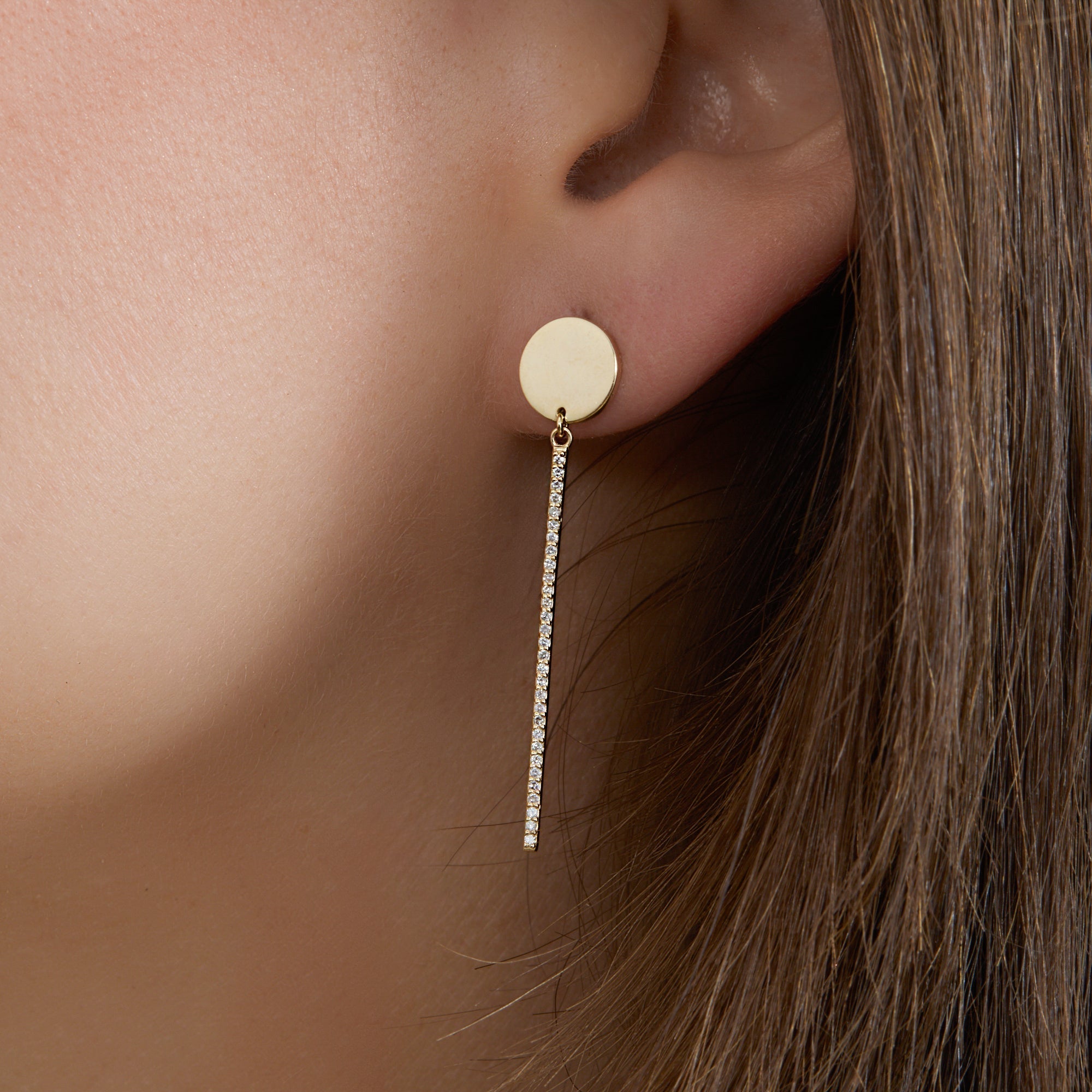 Luminous Bar Drops Earrings
