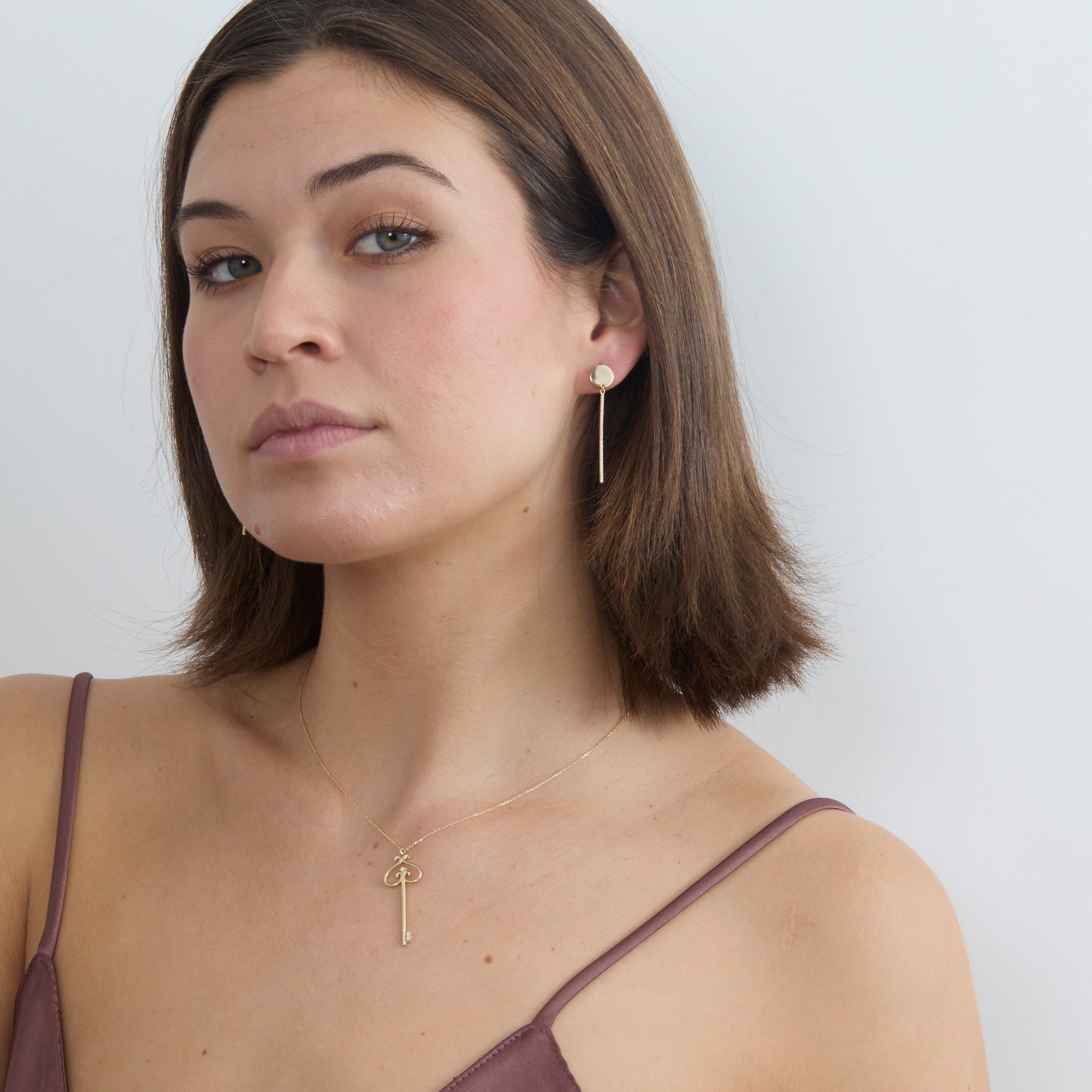 Swinging Line Earrings