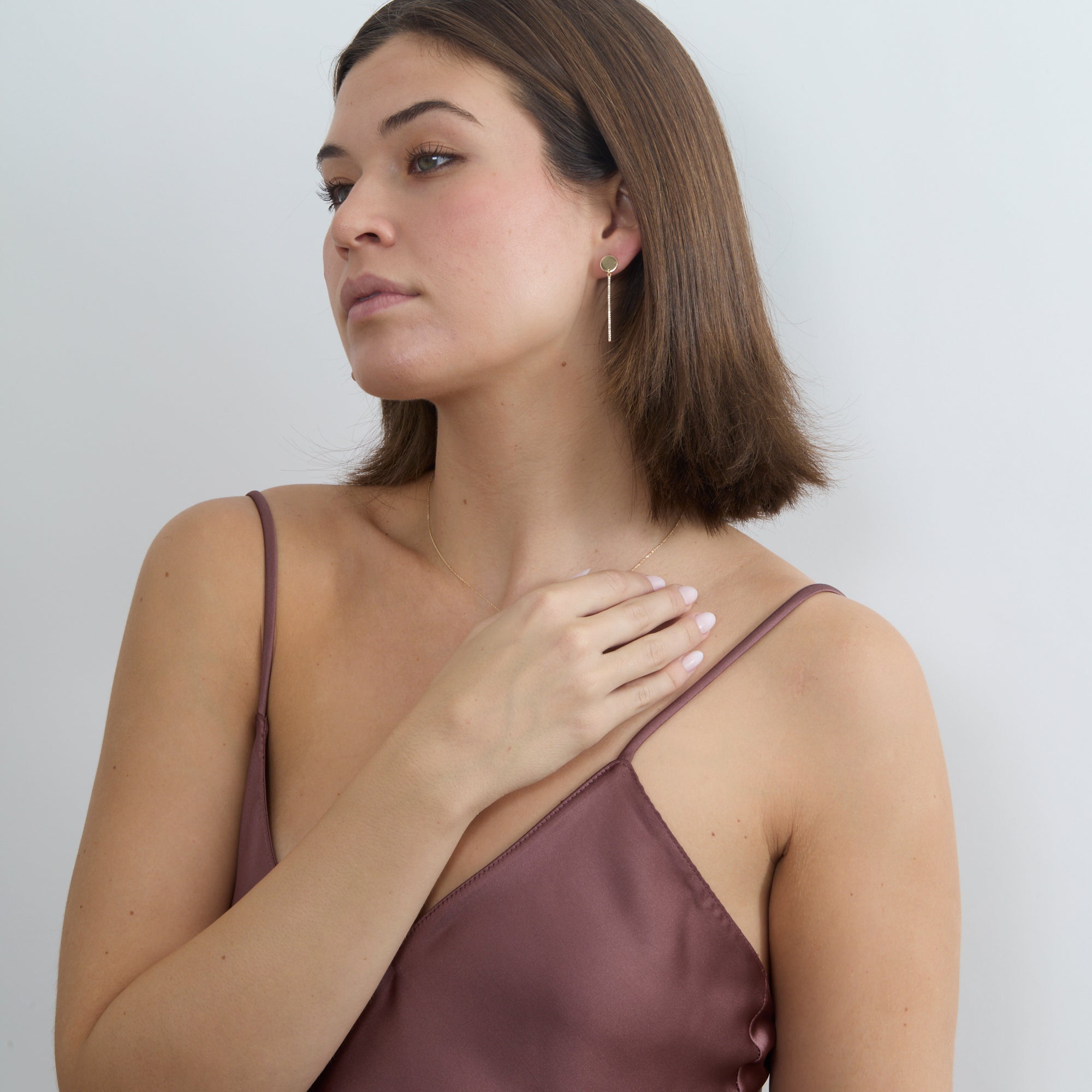 Swinging Line Earrings