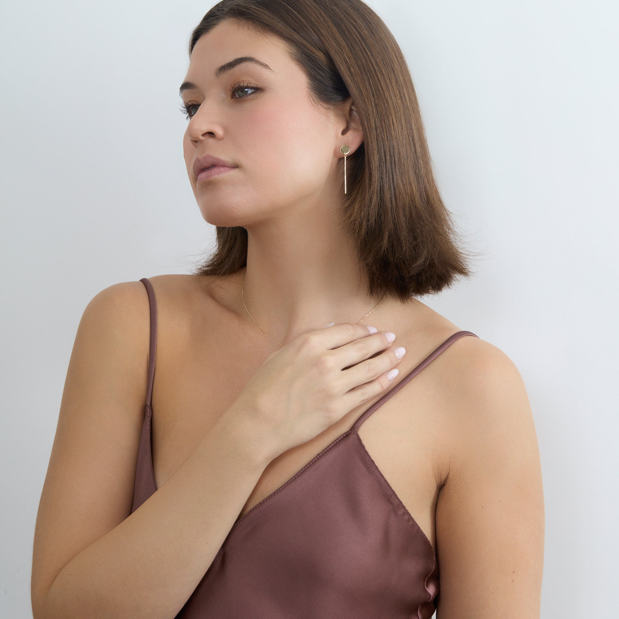 Luminous Bar Drops Earrings