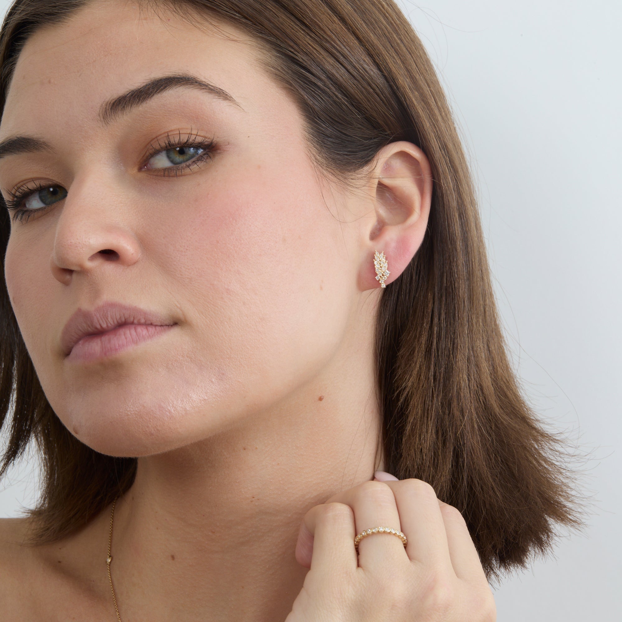 Botanical Leaf Studs