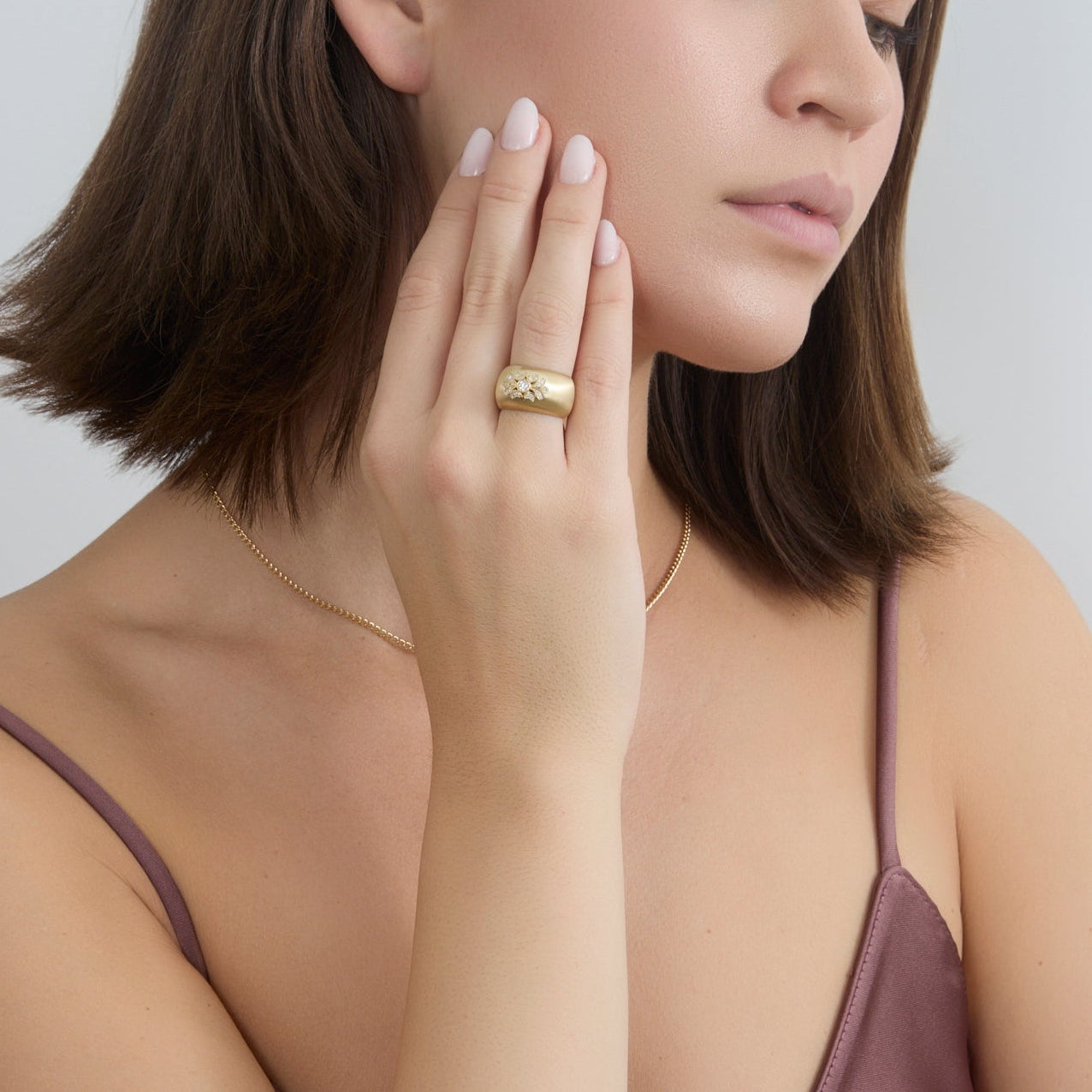 Old-World Petal Ring