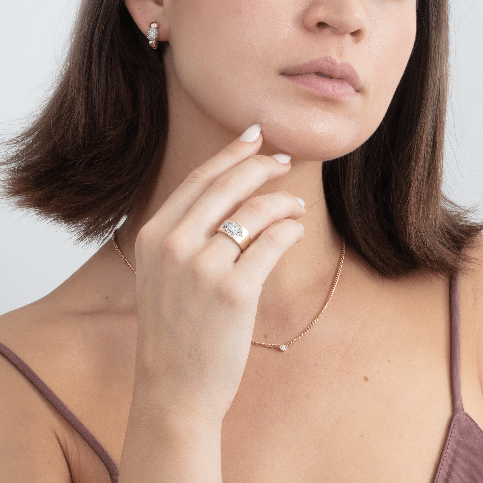 Sophistique Baguette Ring