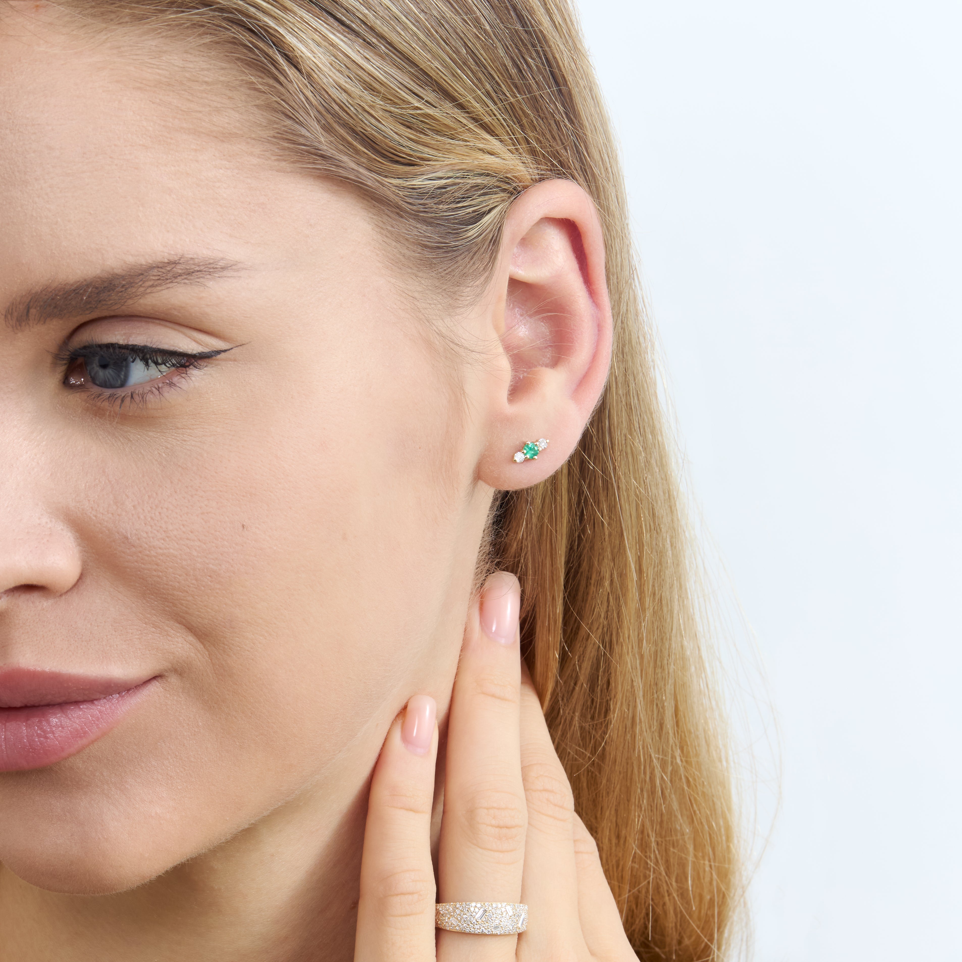 Viridian Spark Studs
