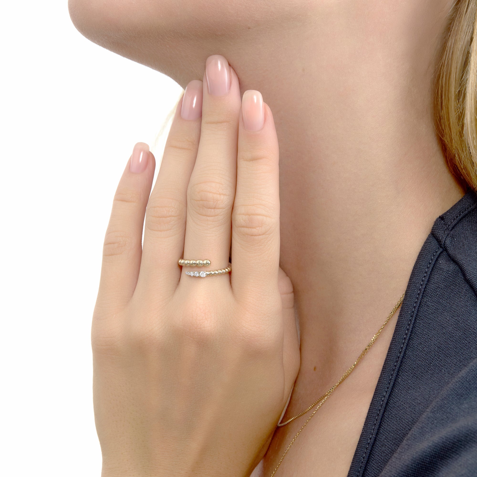 Twisted Tail Wrap Ring