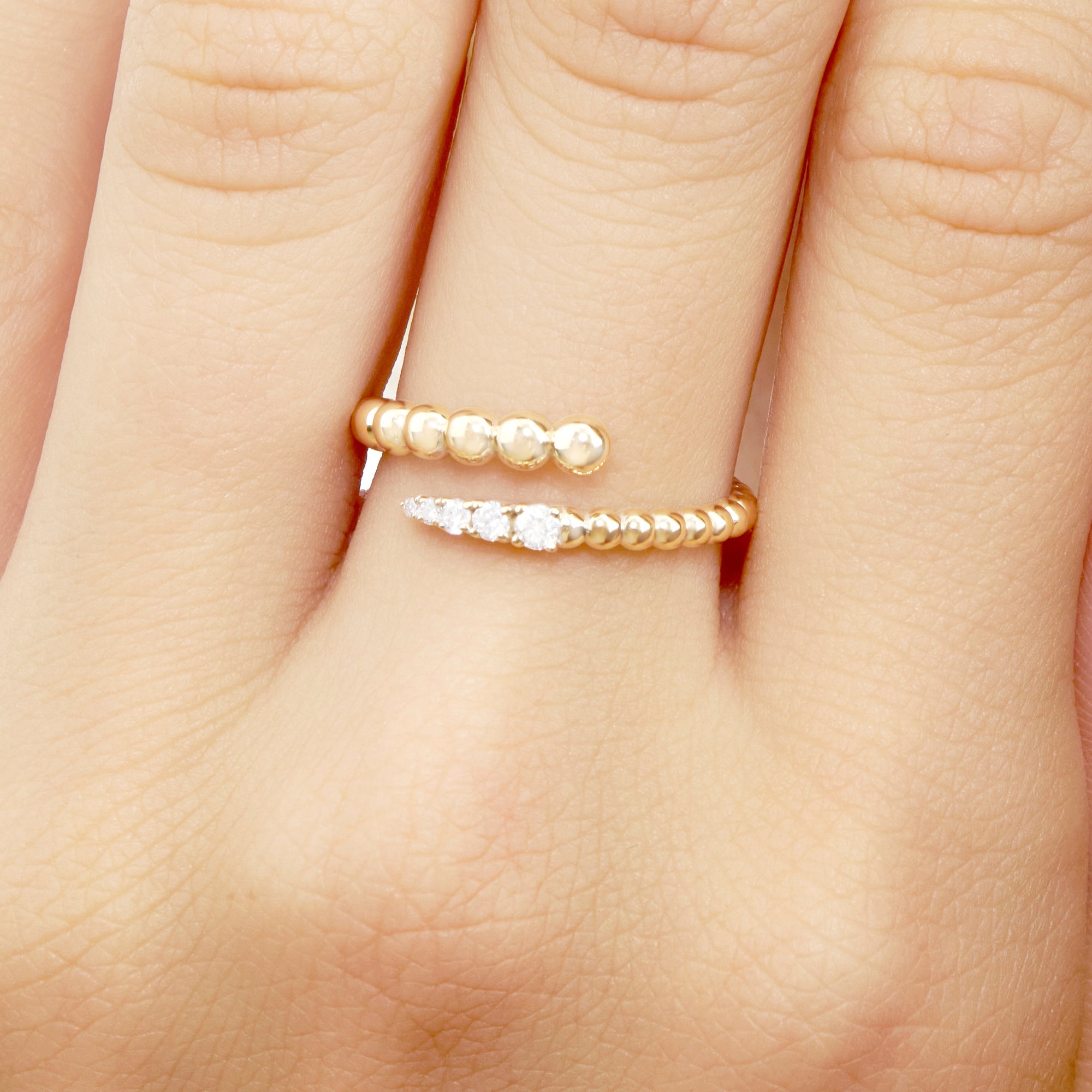 Twisted Tail Wrap Ring
