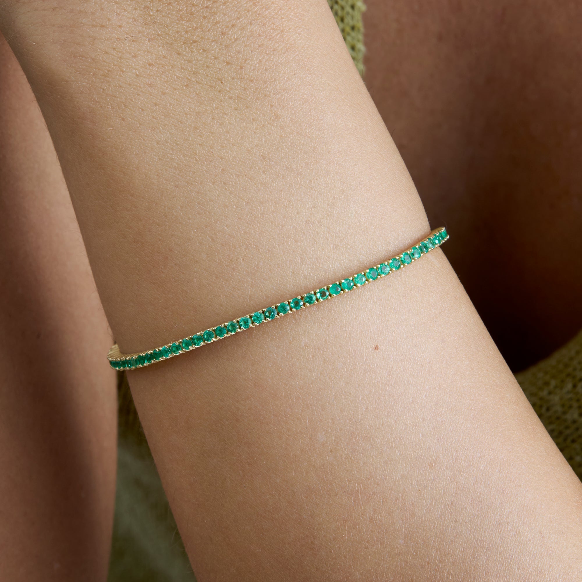 Emerald Connector Bracelet