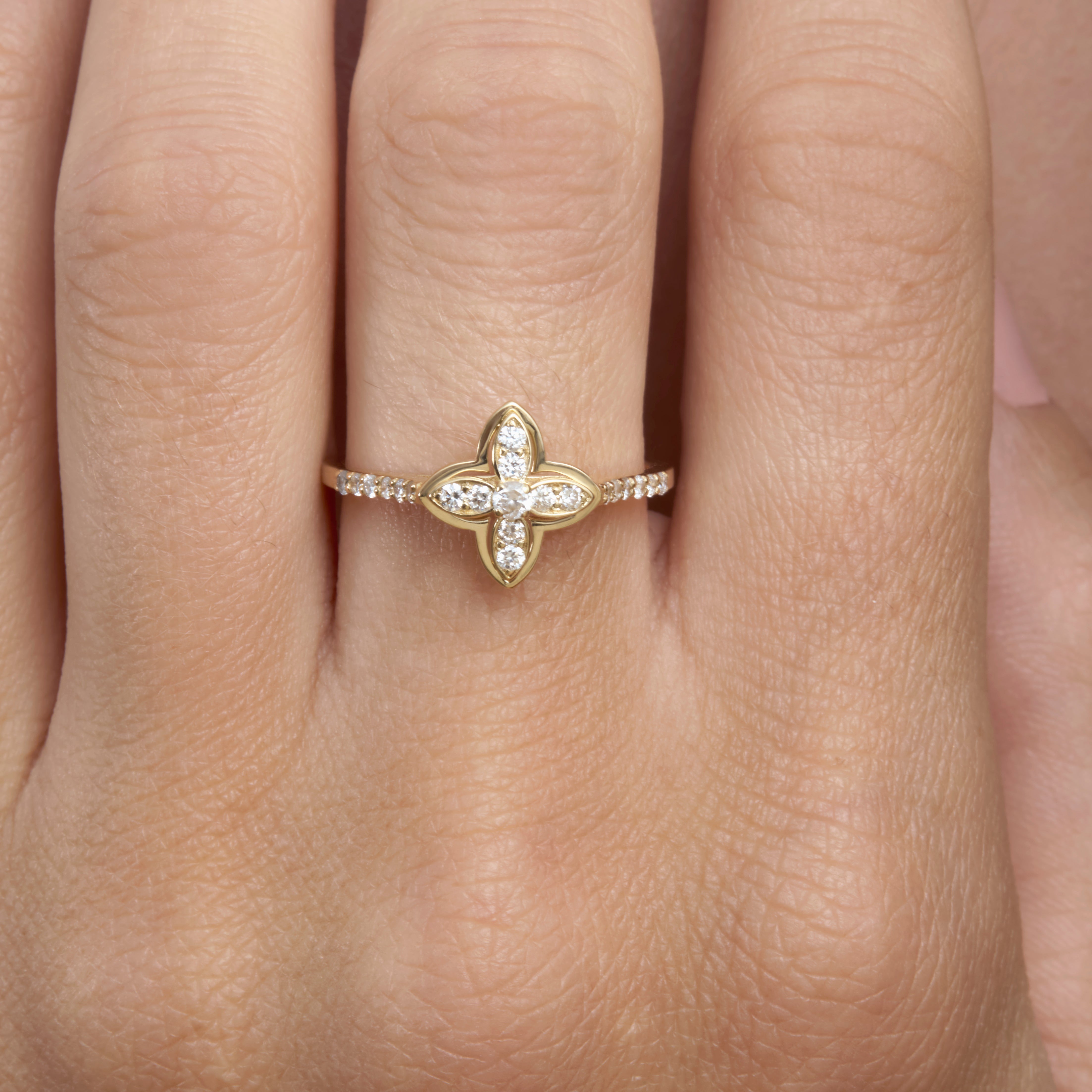 Four-Leaf Clover Ring