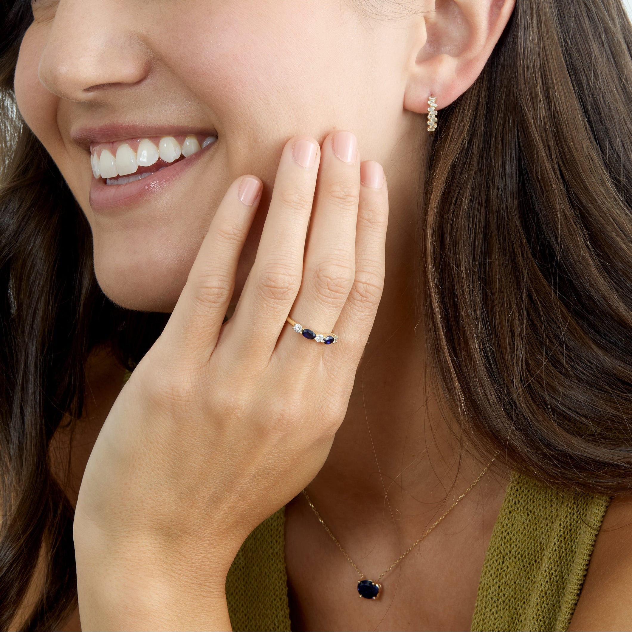 Eternal Blue Sapphire Ring