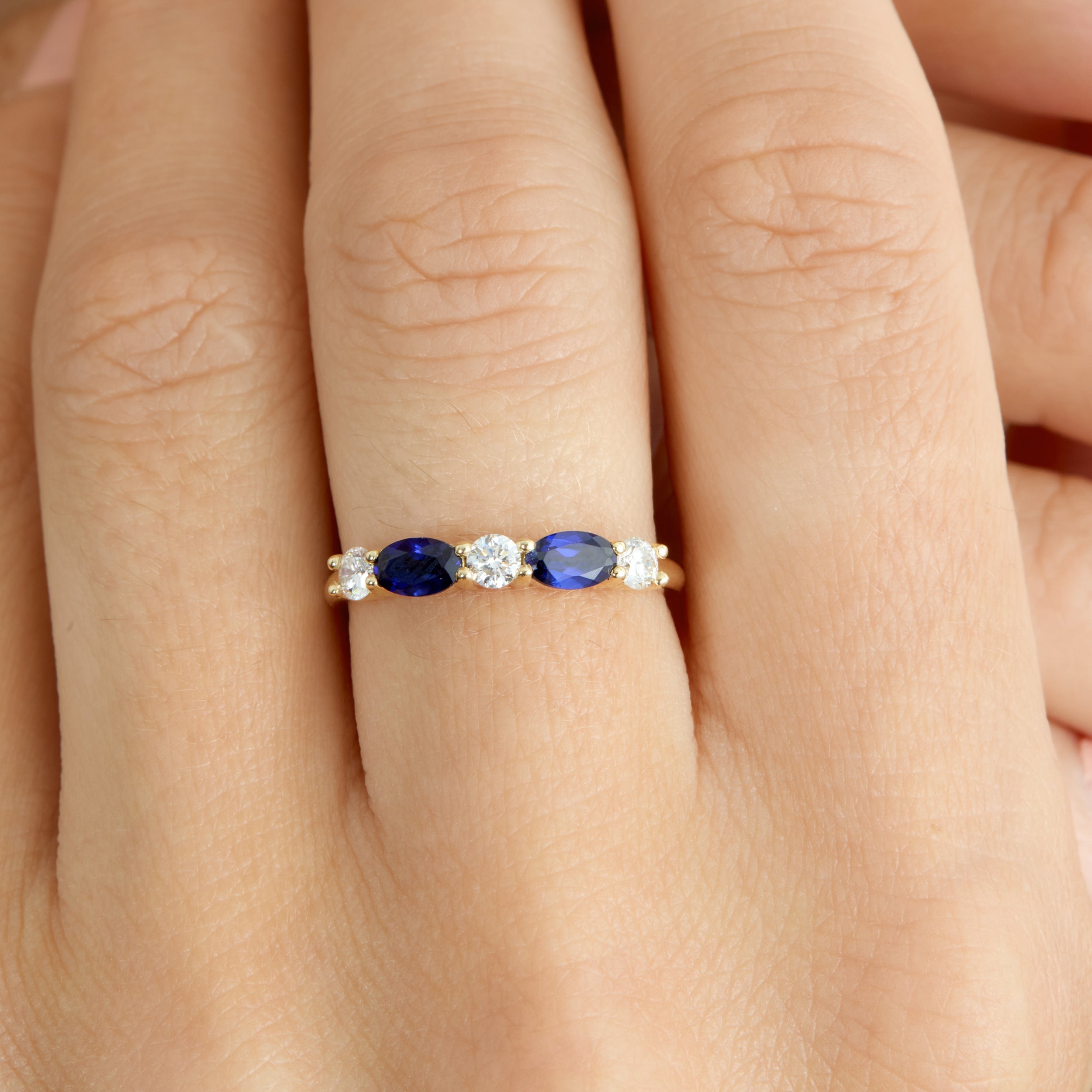 Eternal Blue Sapphire Ring