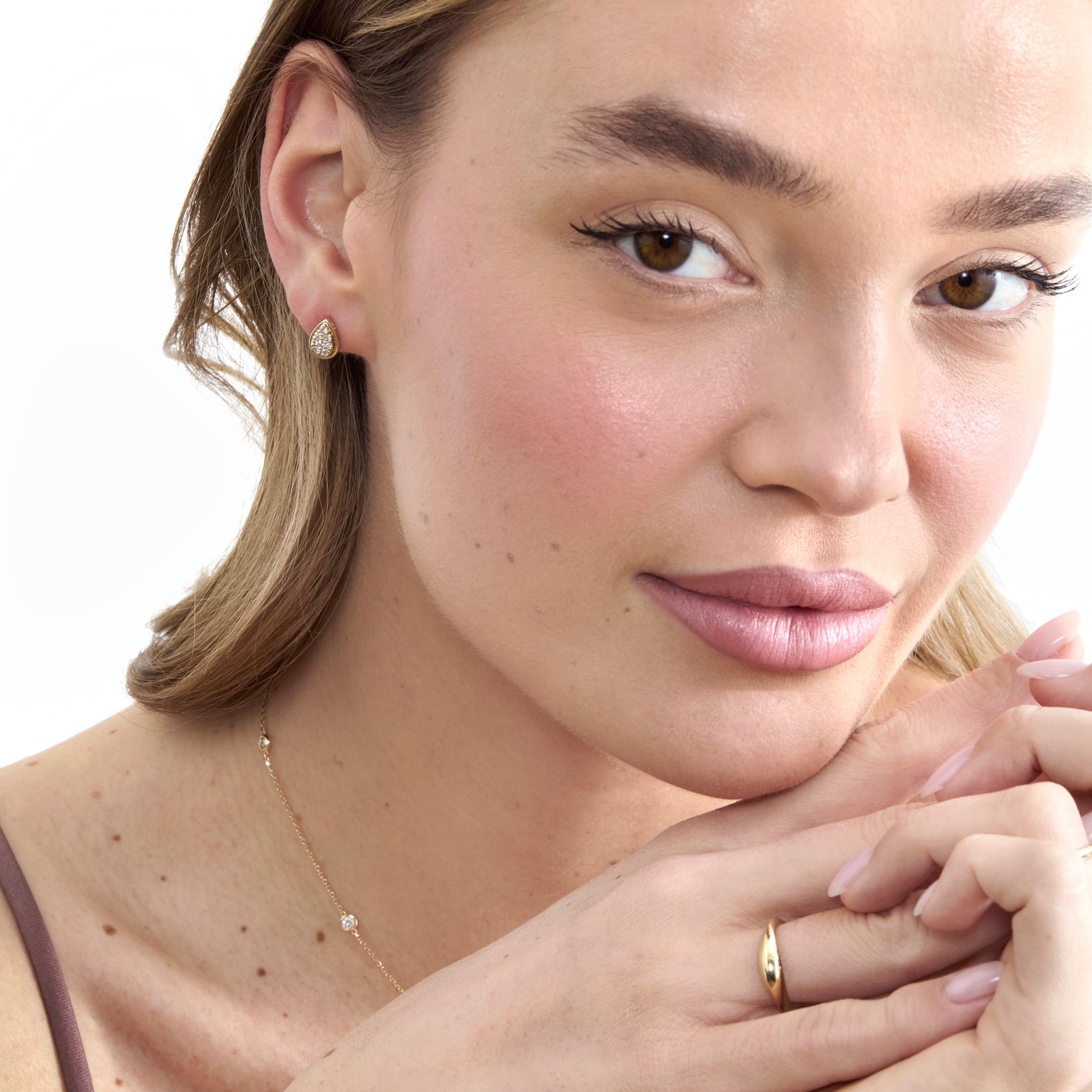 Opaline Teardrops earrings