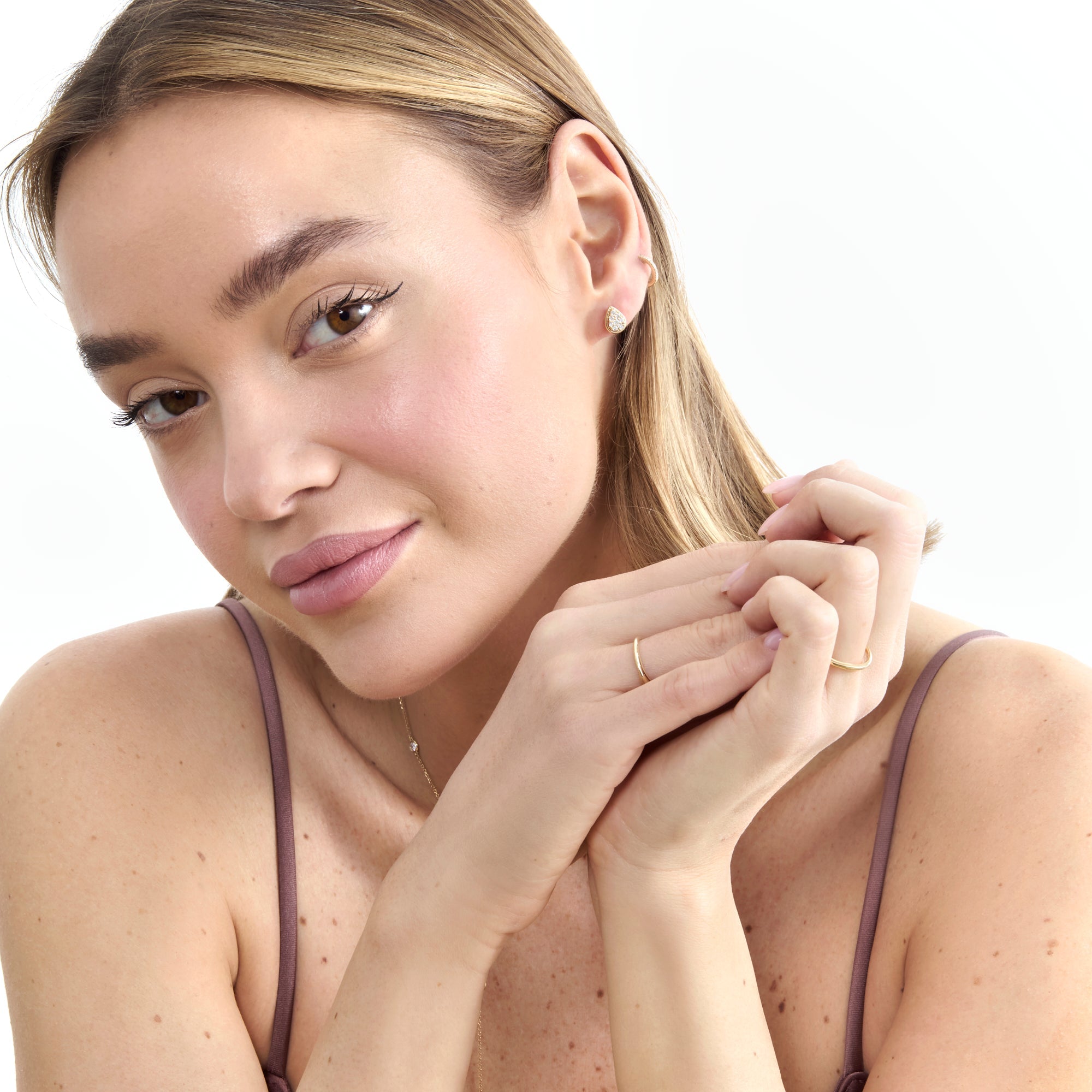 Opaline Teardrops earrings