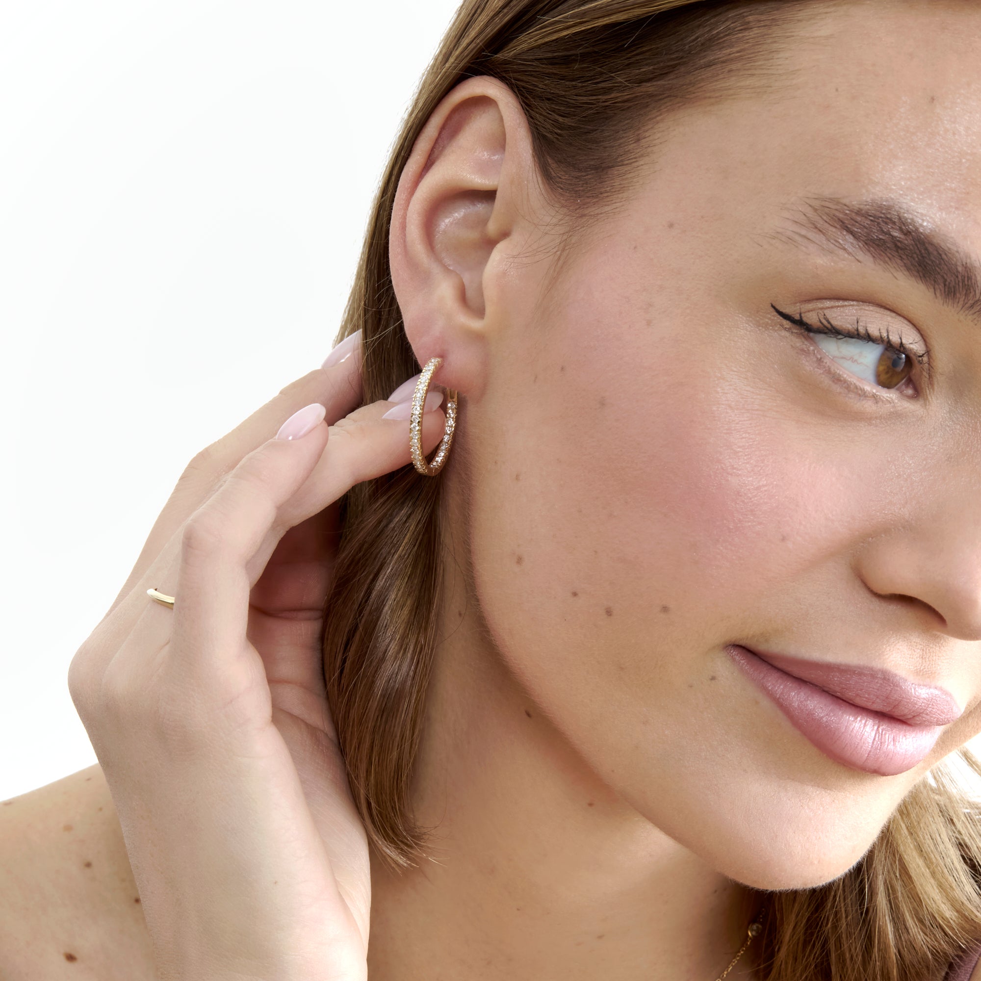 Eternal Spark Hoops
