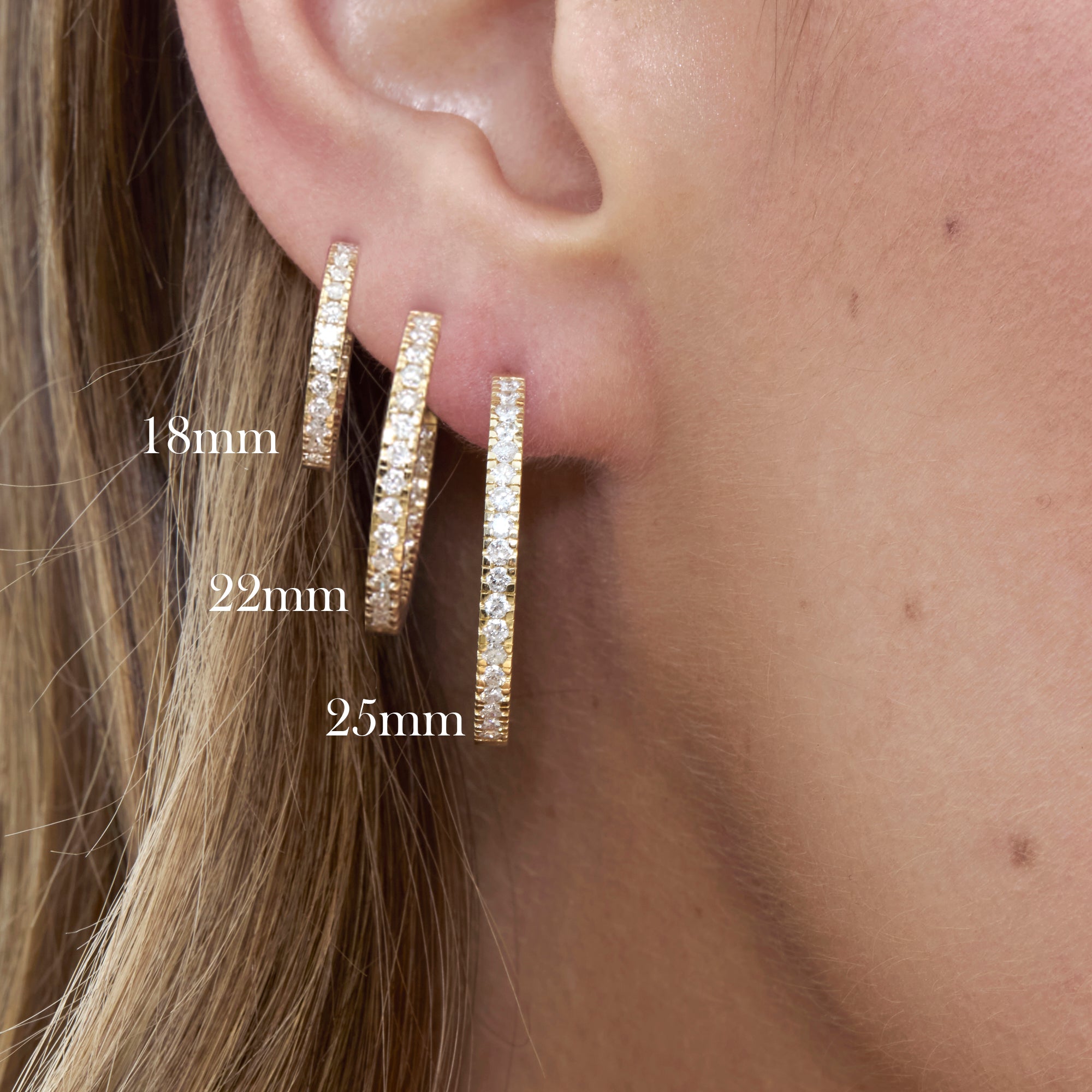Eternal Spark Hoops