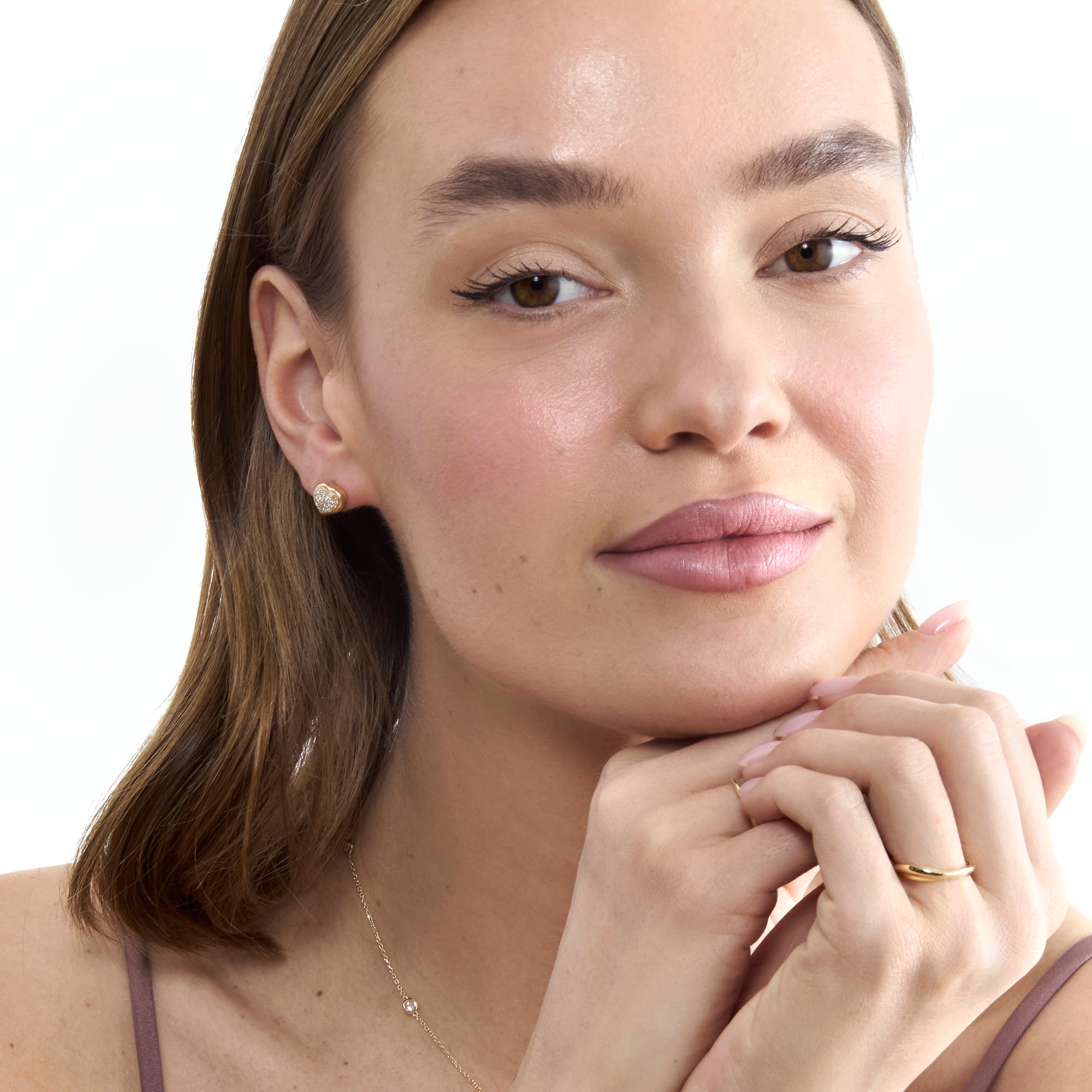 Plump Heart Studs
