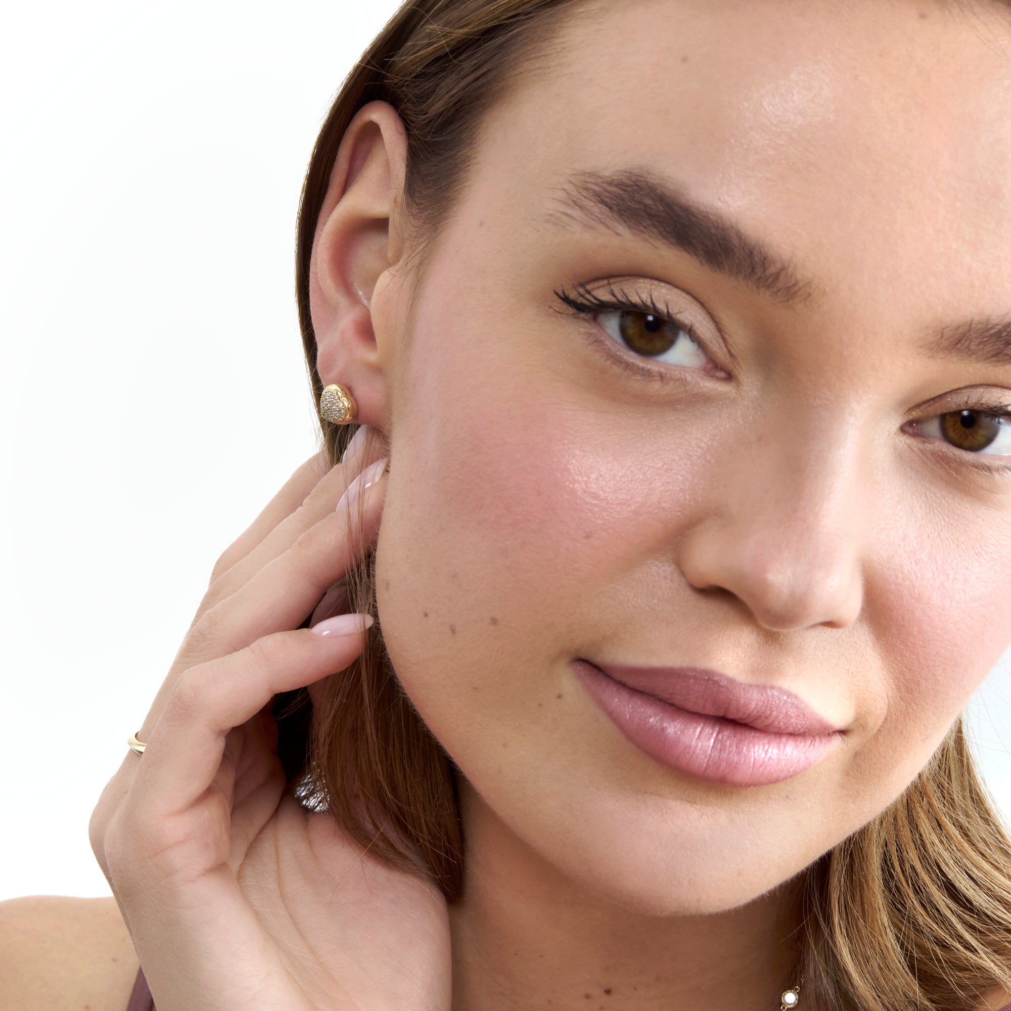 Plump Heart Studs