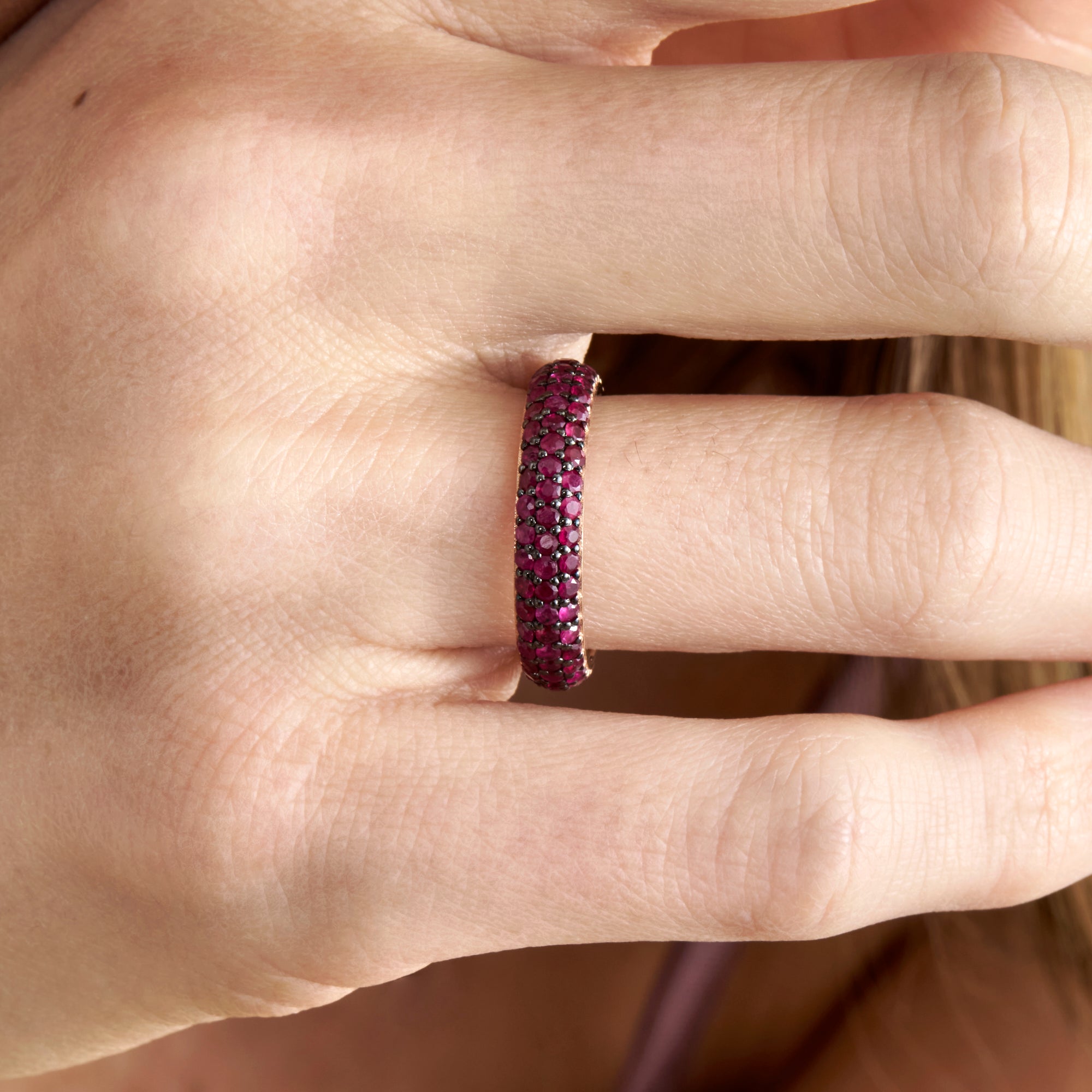 Ruby Glow Statement Ring