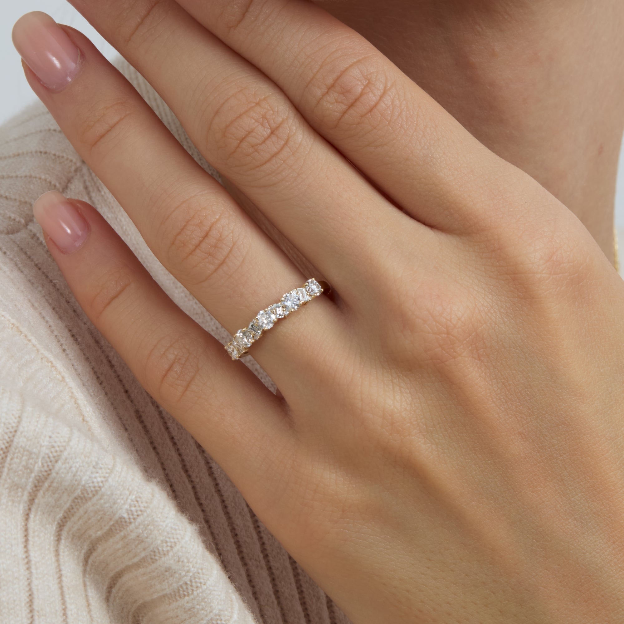 Radiant Prism Statement Ring