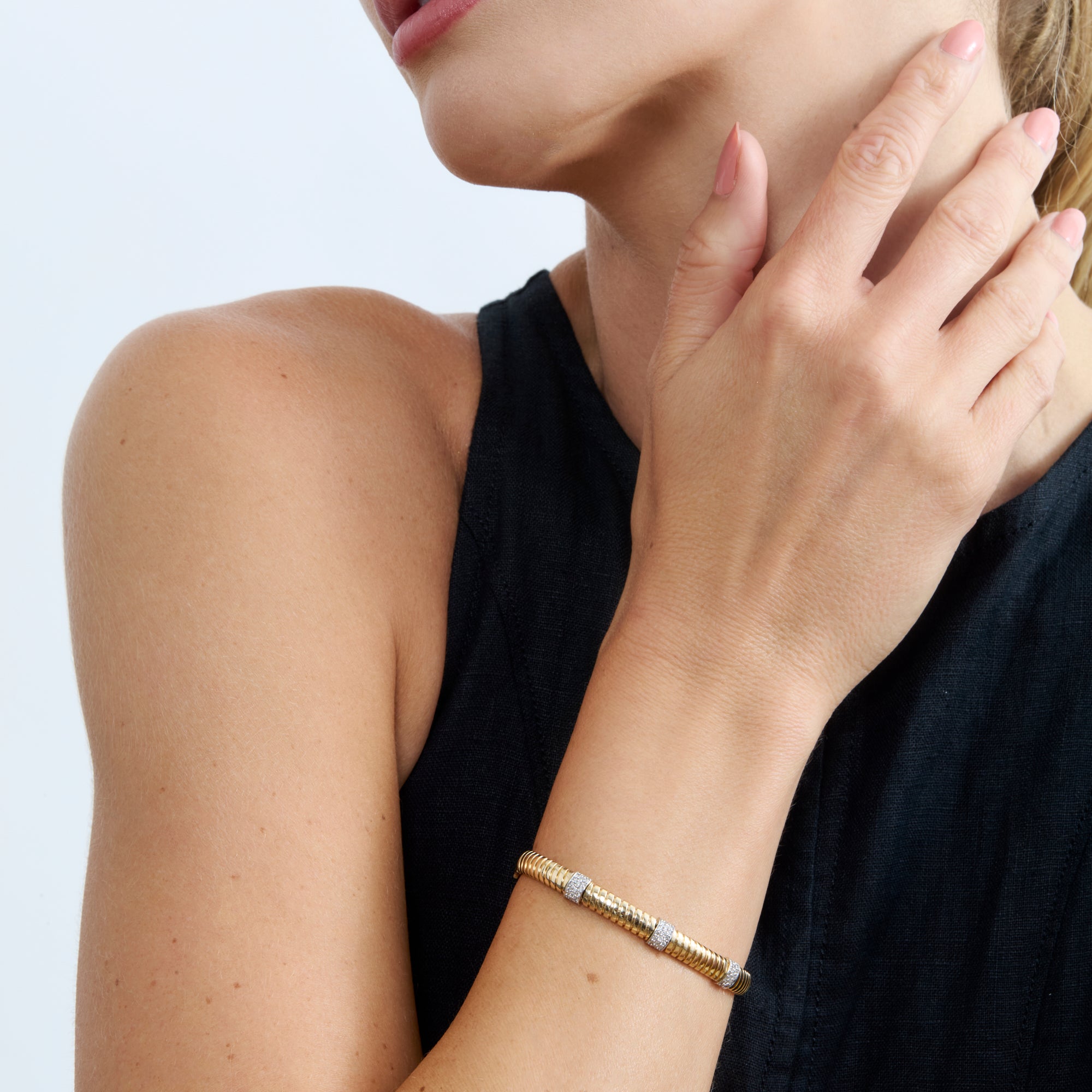 Ribbed Cuff Bracelet
