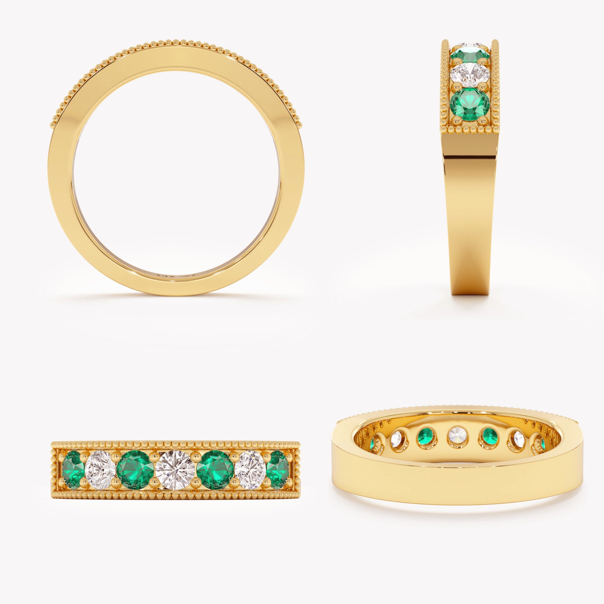 Opulent Green Cocktail Ring