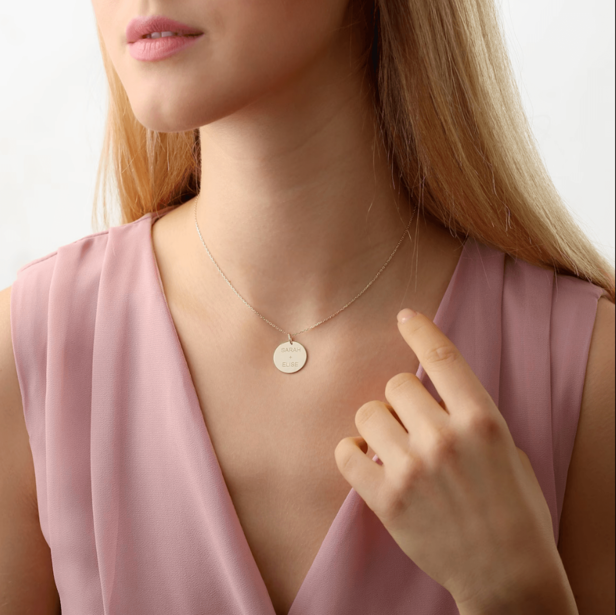 Personalized Circle Pendant