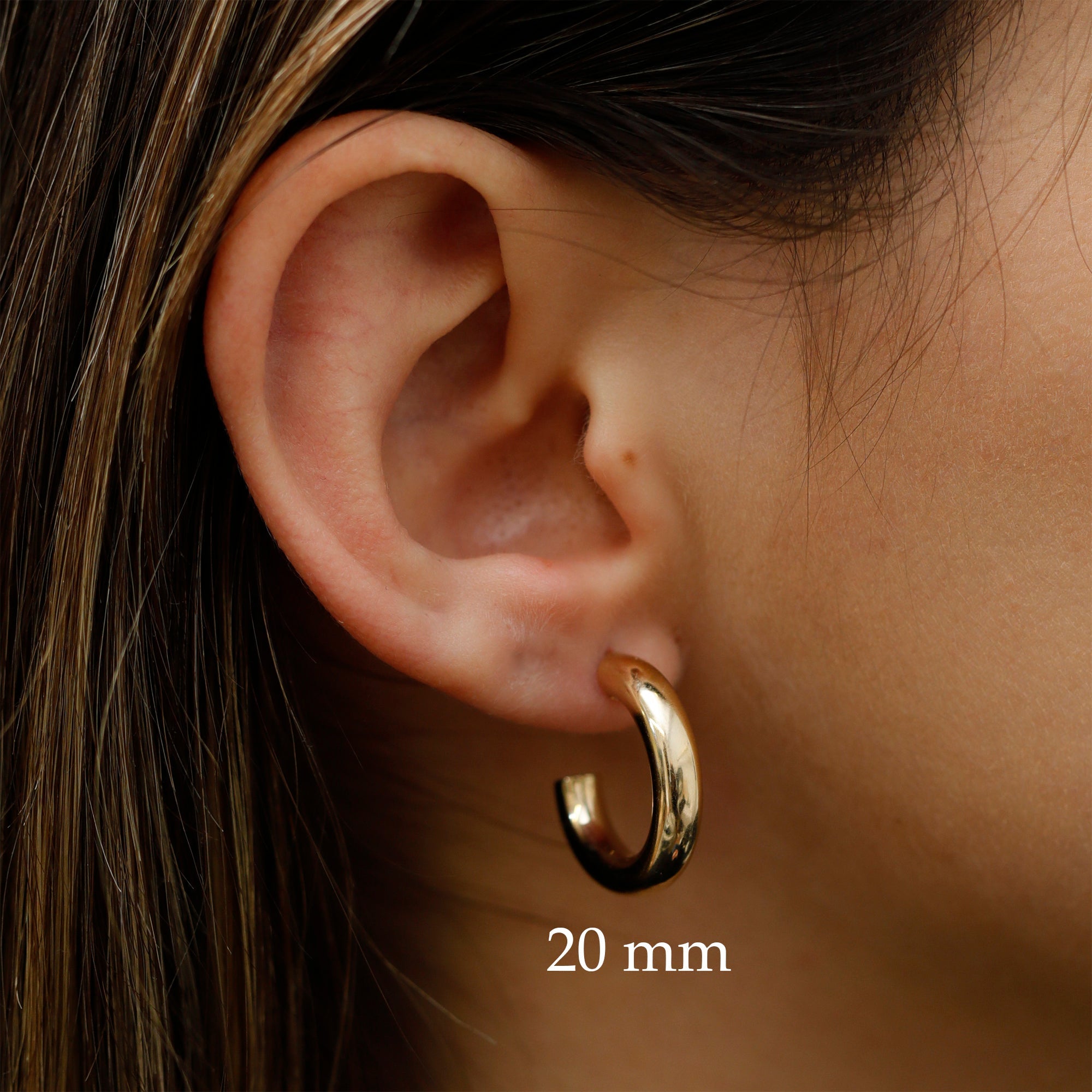 Gleaming Circle Earrings