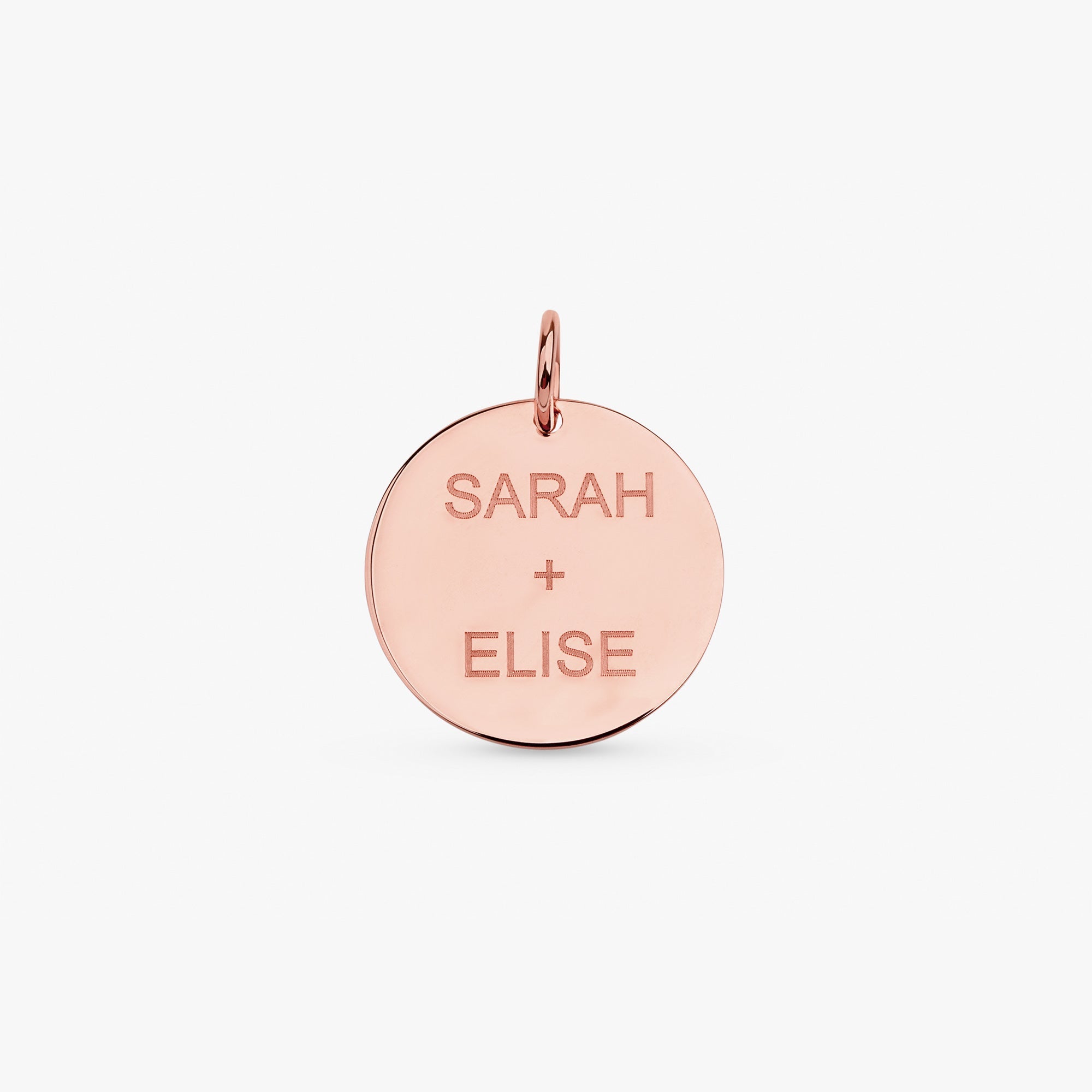 Personalized Circle Pendant