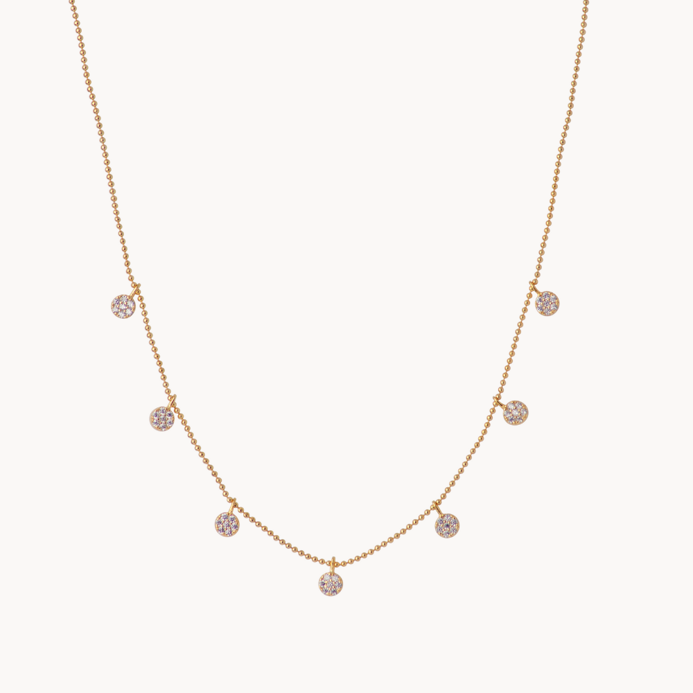 Iris Necklace: A Blend of Classic and Modern Elegance - Jewel Edition