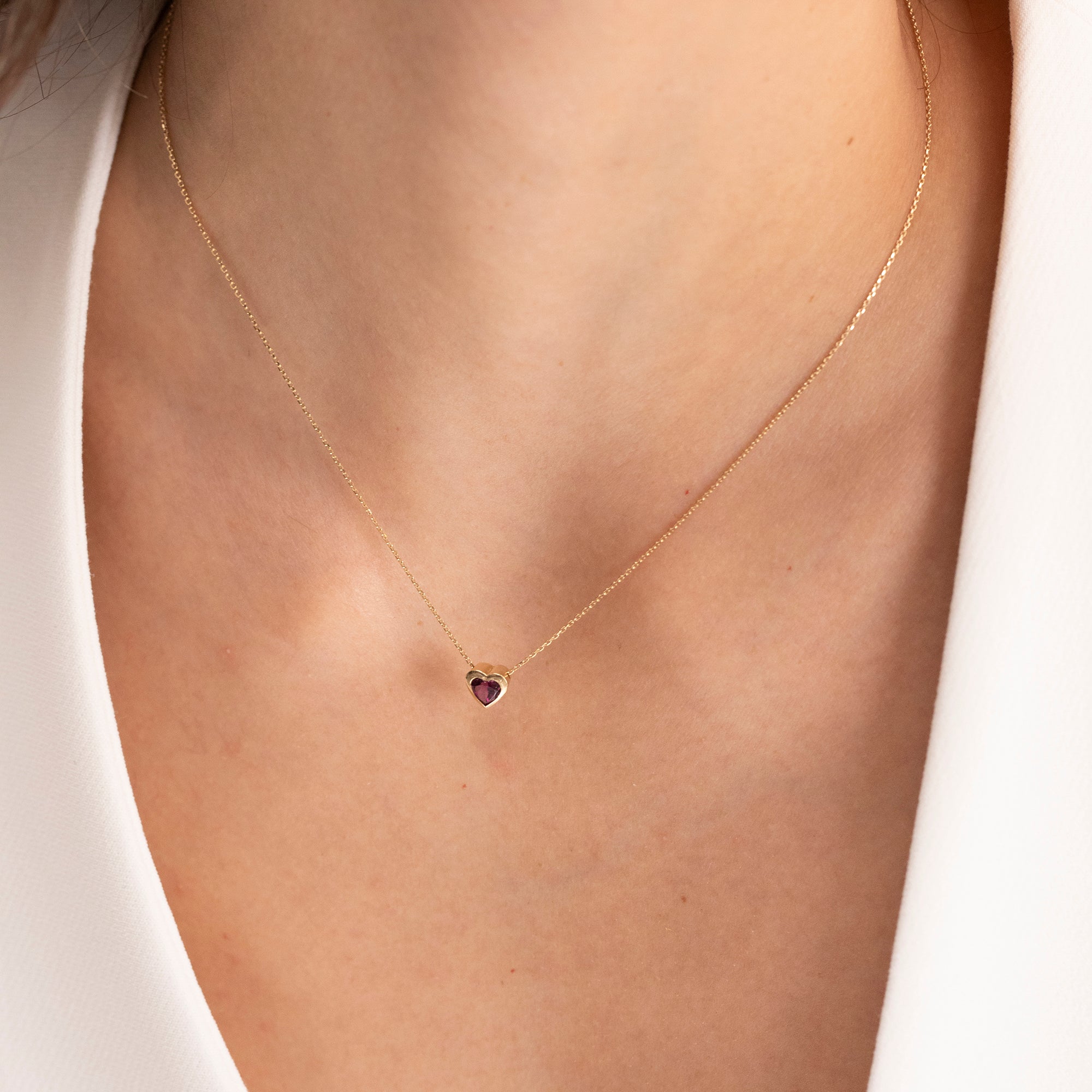 Garnet Love Pendant