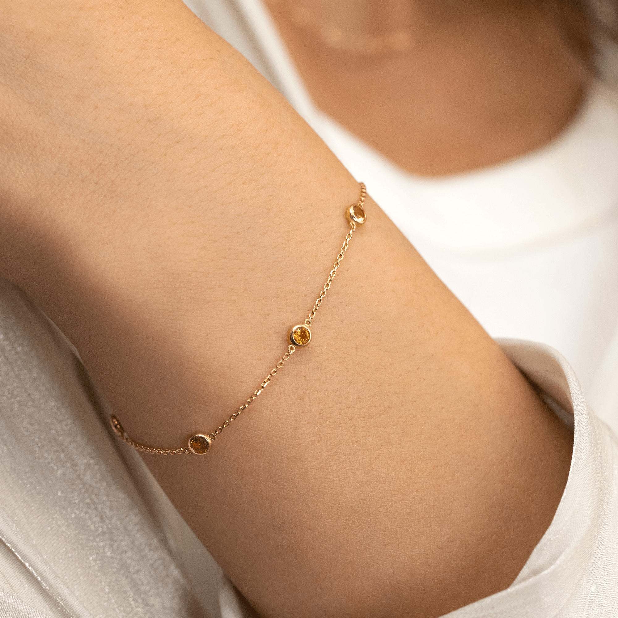 Golden Sun Station Bracelet